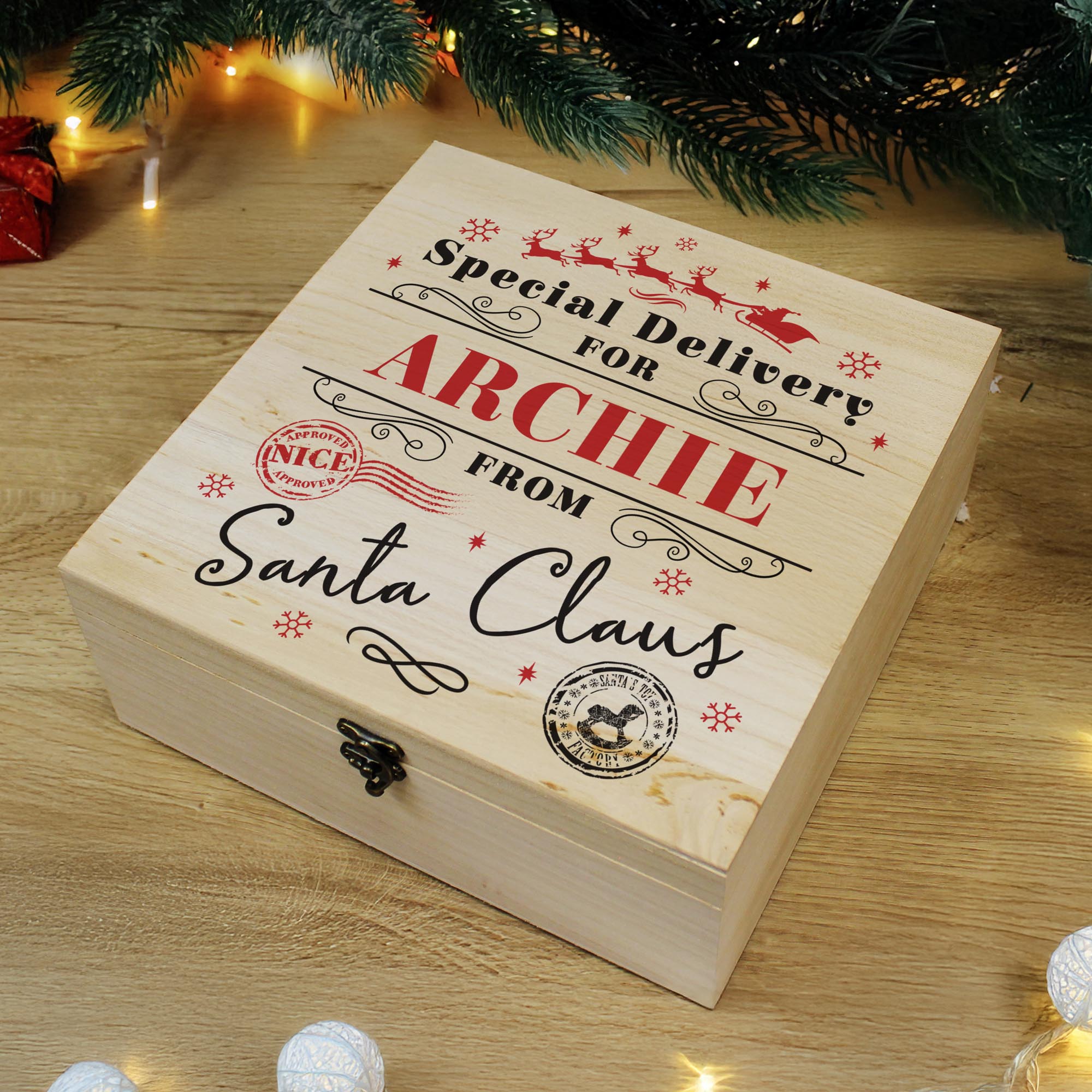 Personalised Special Delivery Christmas Eve Box,  Personalised Special Delivery Christmas Eve Box