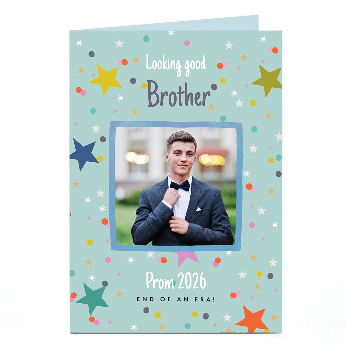 Photo Prom Card - End of an Era Stars, Brother