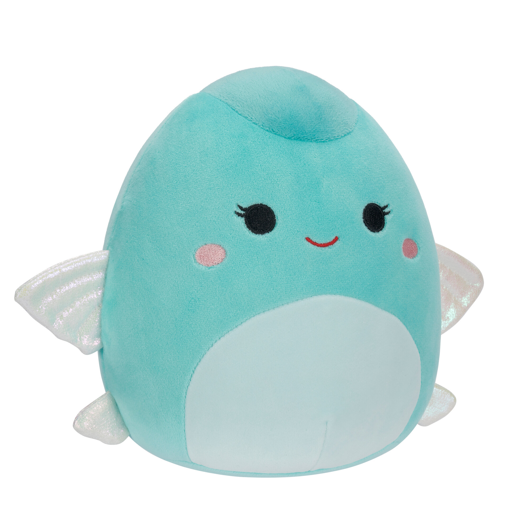 Squishmallows 7.5-Inch Janie the Teal Flying Fish