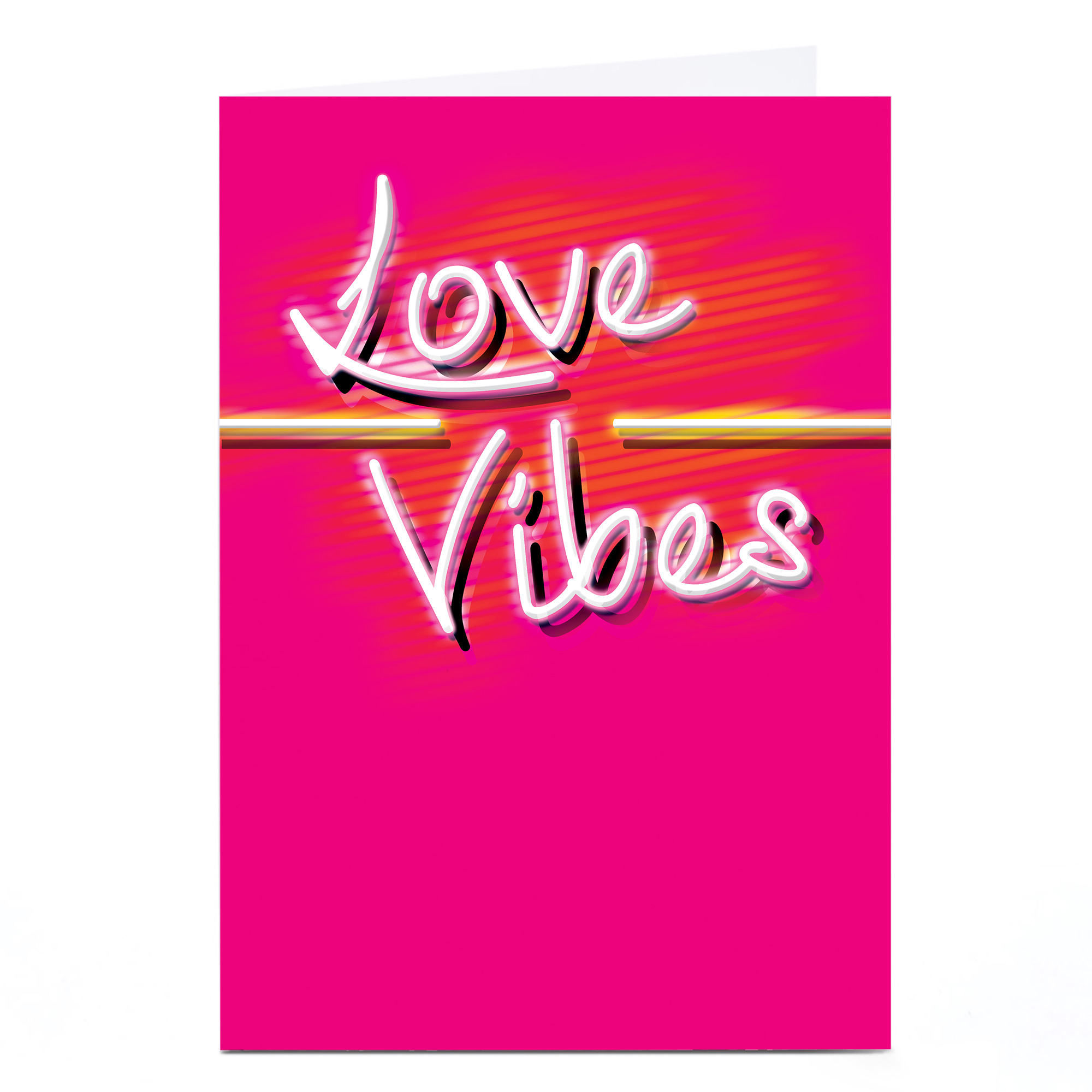 Personalised Summer Vibes Card - Love Vibes
