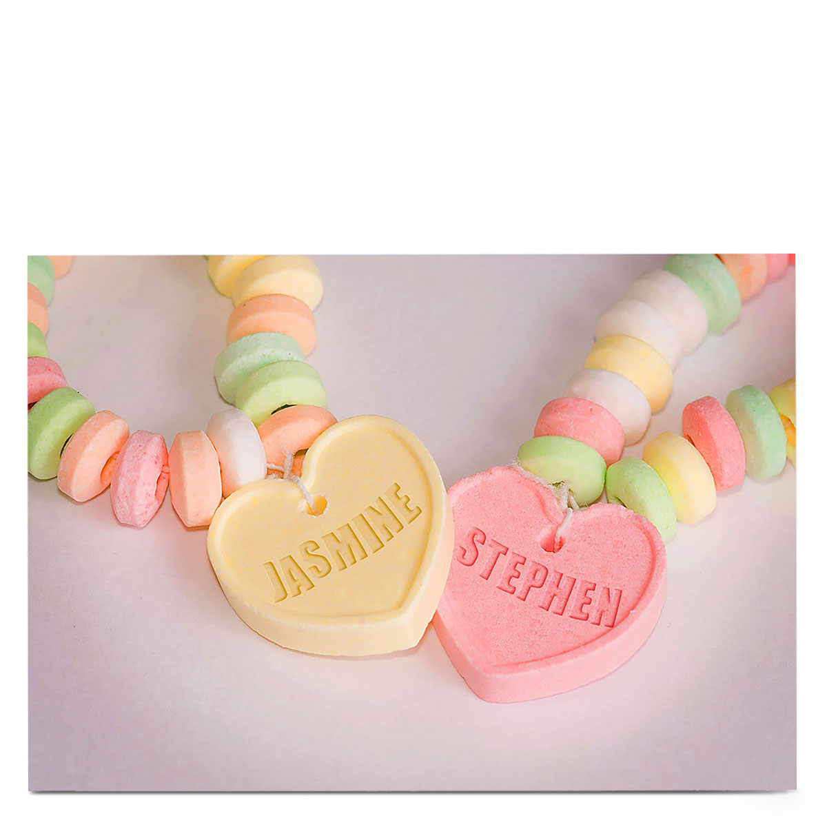 Personalised Card - Candy Necklaces