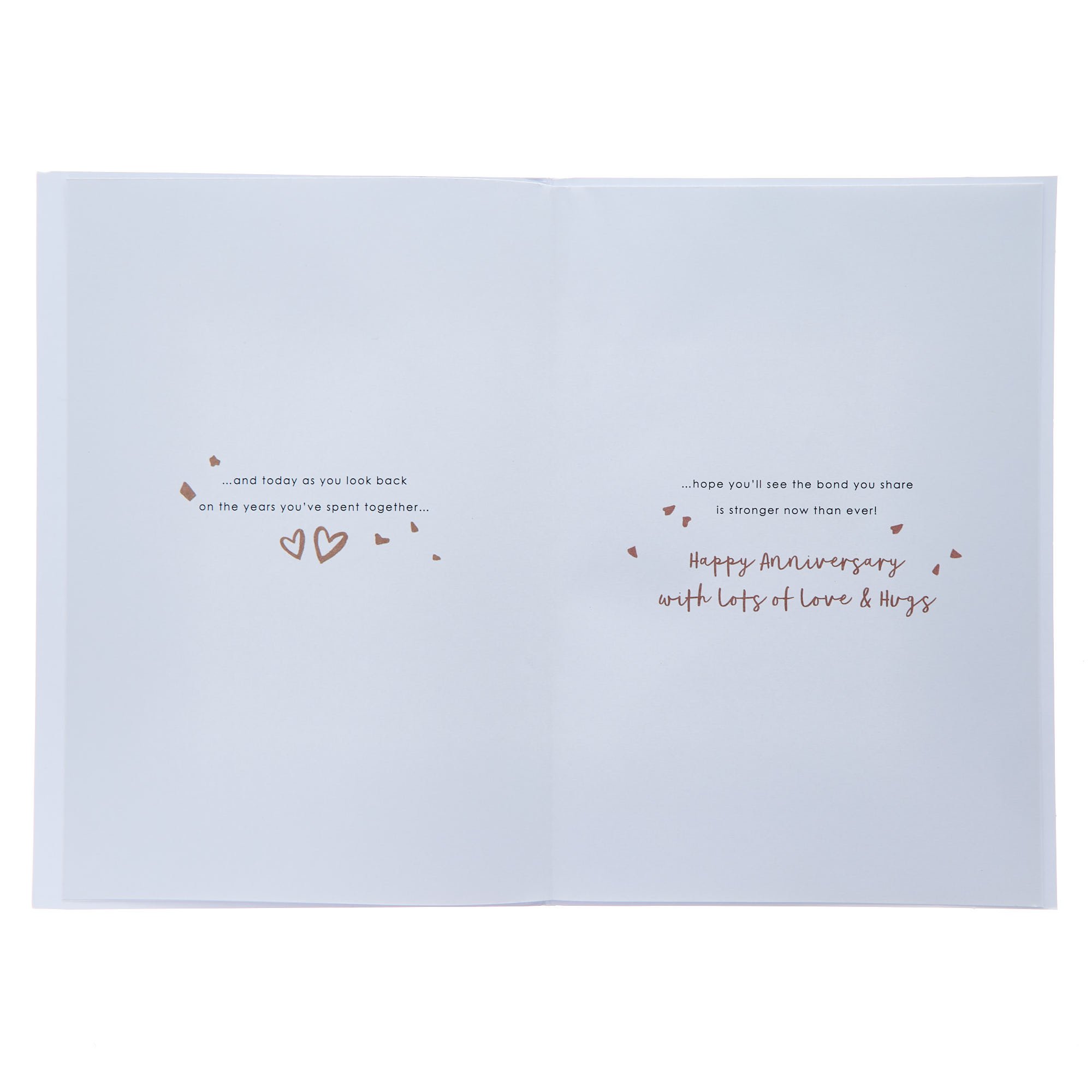 Son & Daughter In Law Hugs Bear Wedding Anniversary Card