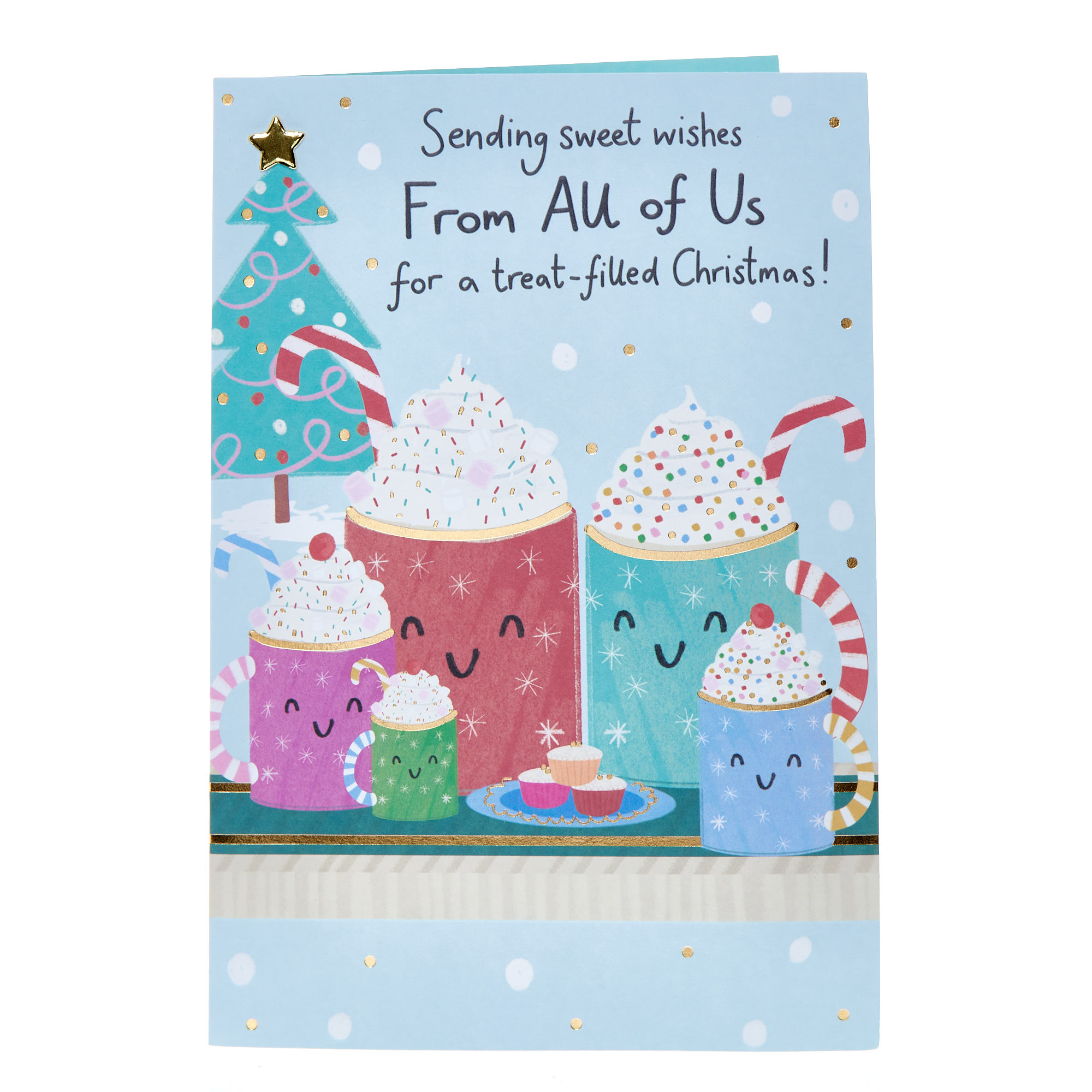 From All Of Us Sweet Wishes Christmas Card