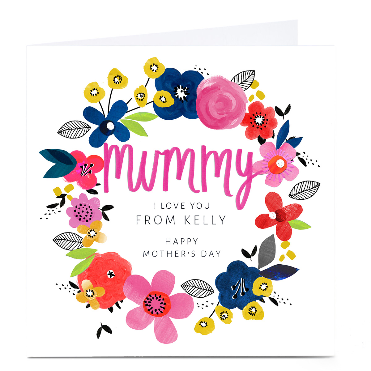 Personalised Kerry Spurling Mother's Day Card - Mummy