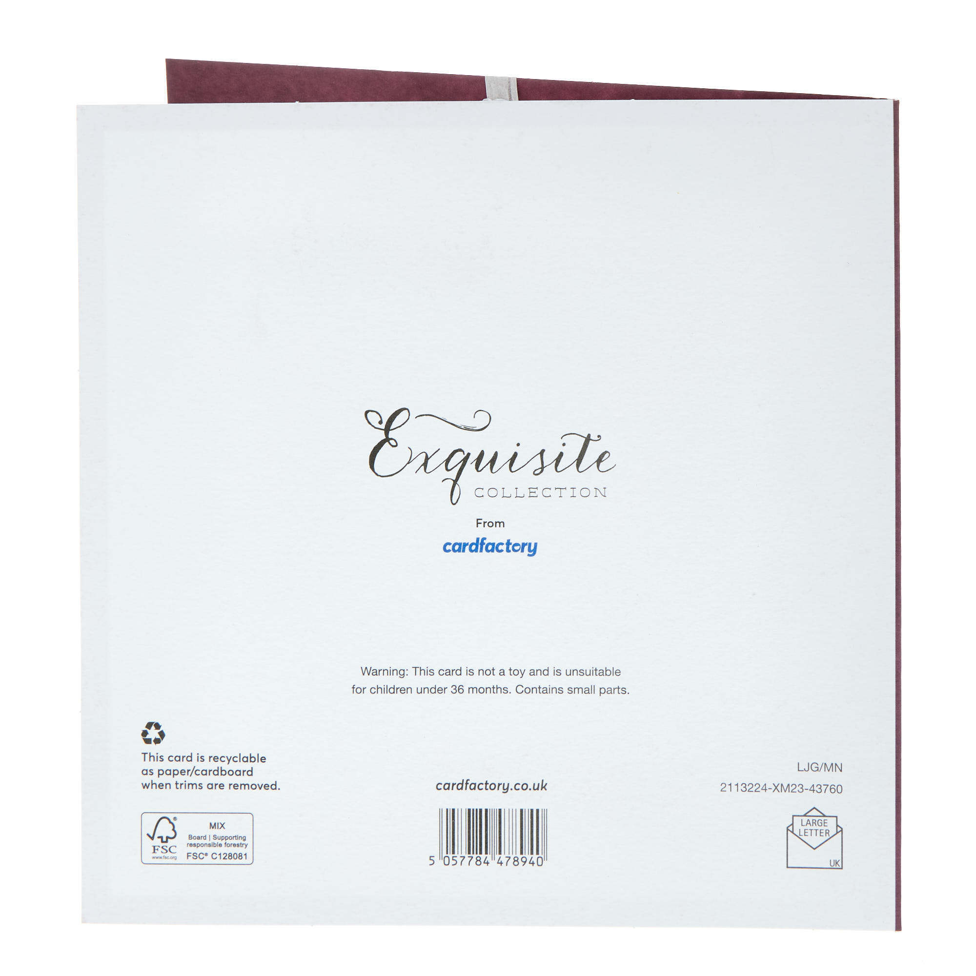 Exquisite Niece & Partner Wreath Christmas Card