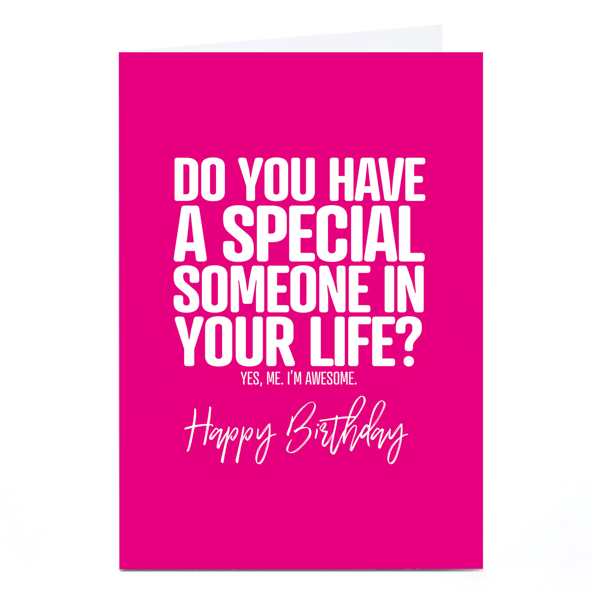 Personalised Punk Birthday Card - Someone Special