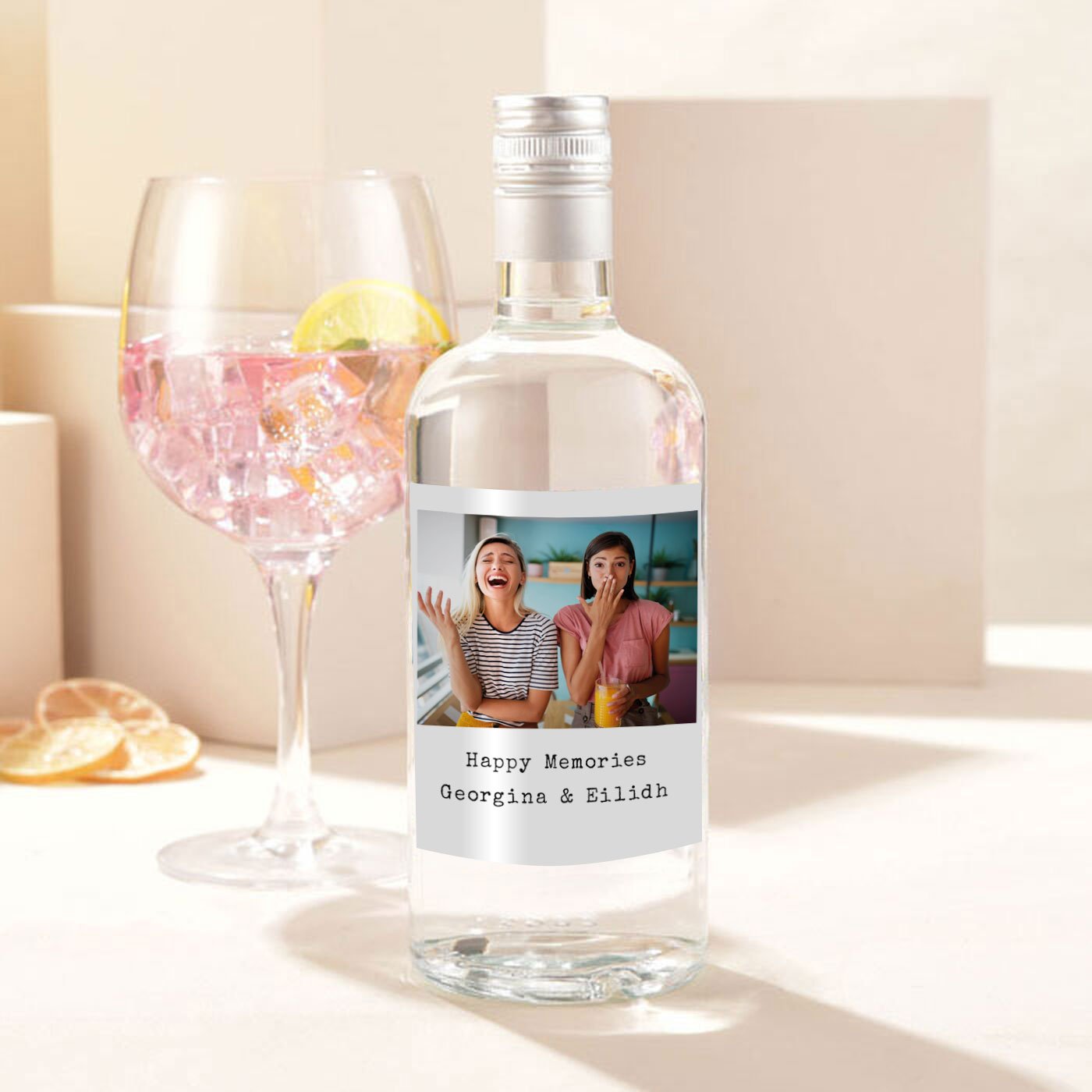 Personalised Photo Gin - Polaroid Picture