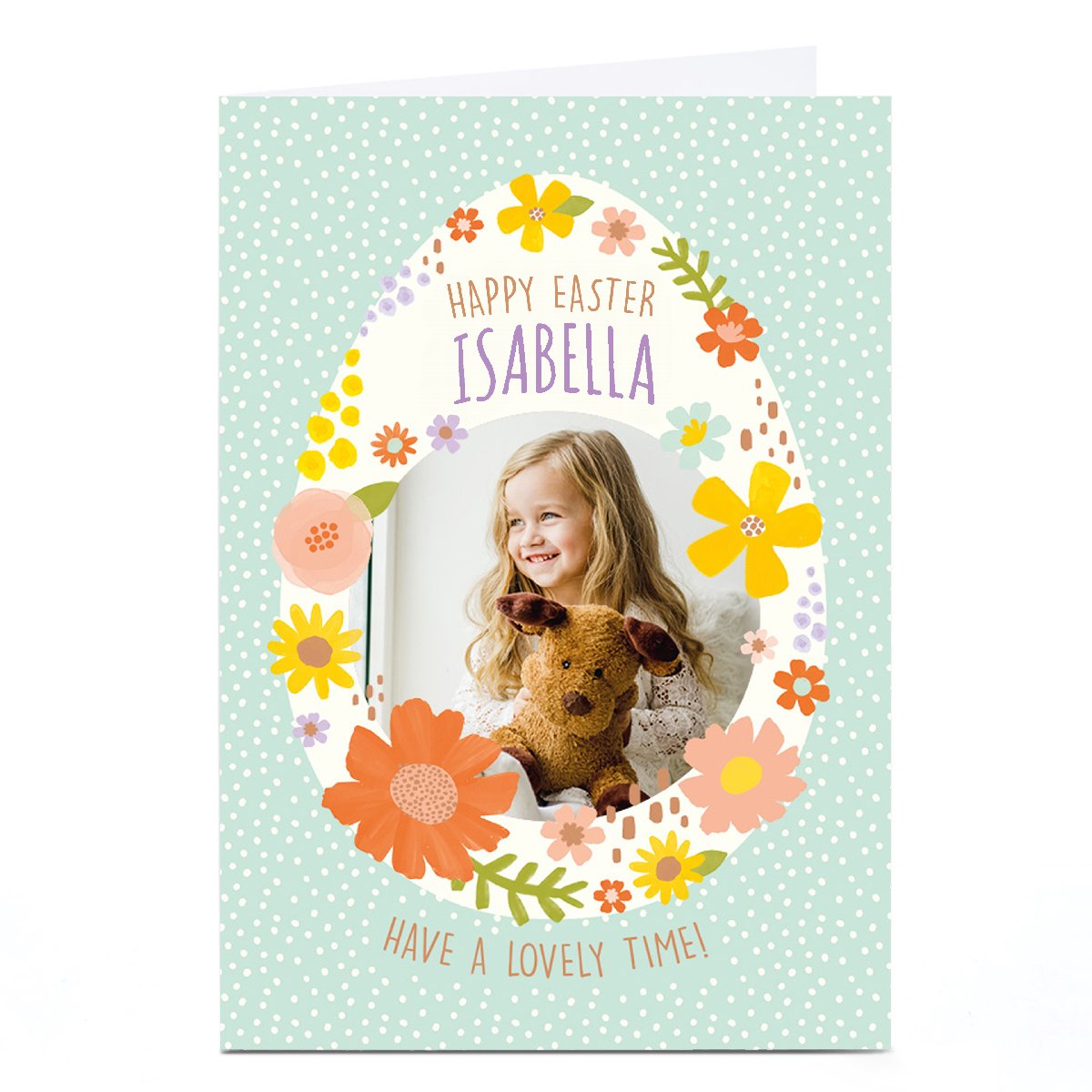 Photo Easter Card - Lovely Time