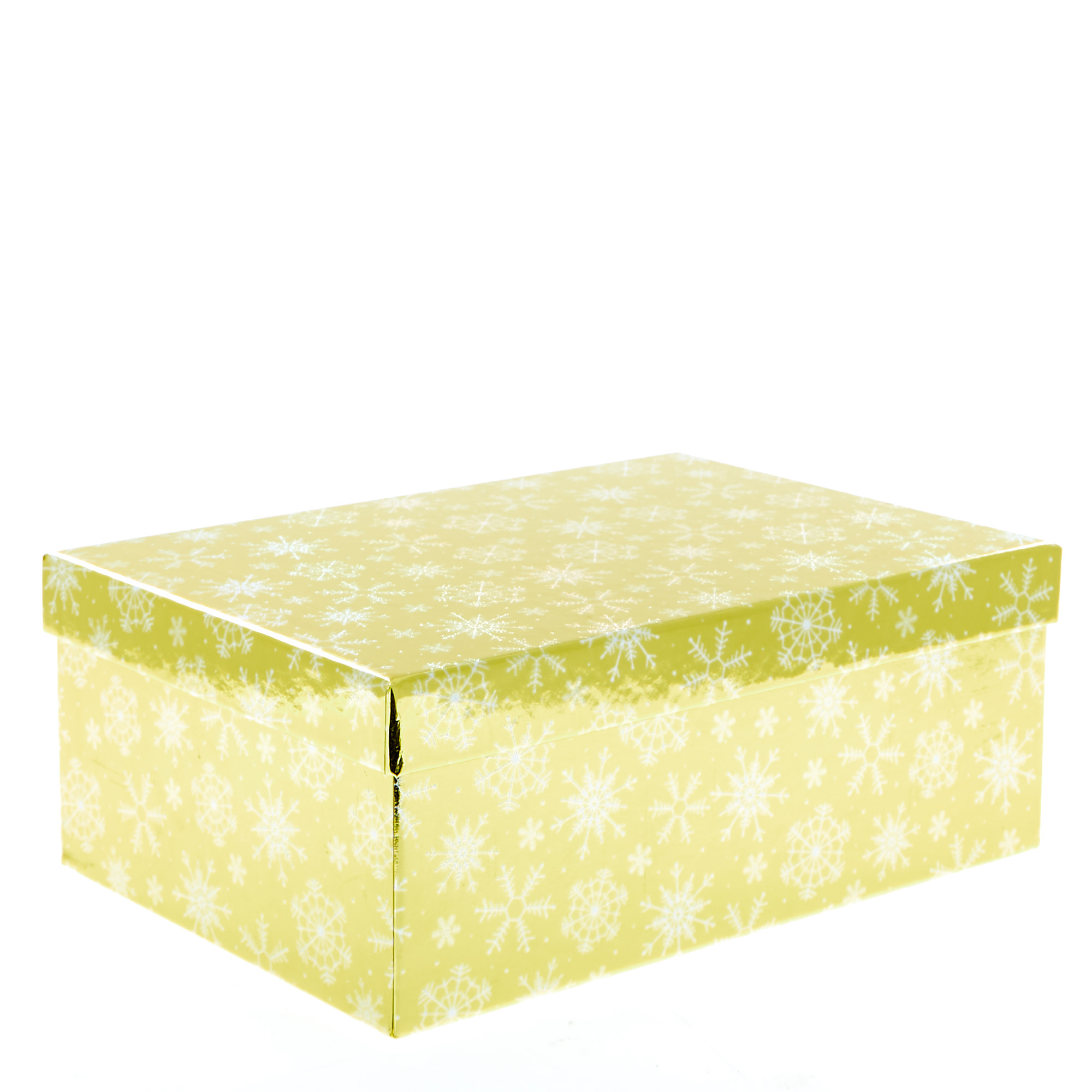 Holographic Gold Christmas Gift Boxes - Set Of 3