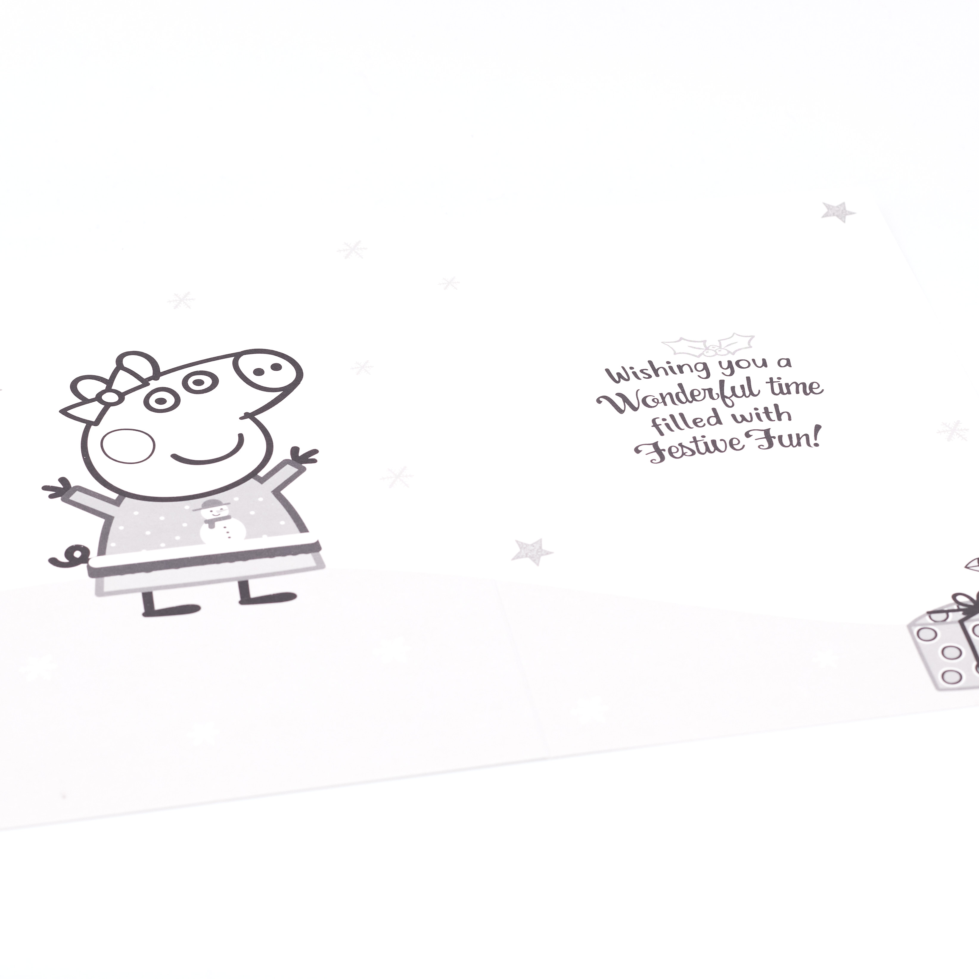 Peppa Pig Christmas Card - Super Sweet Niece