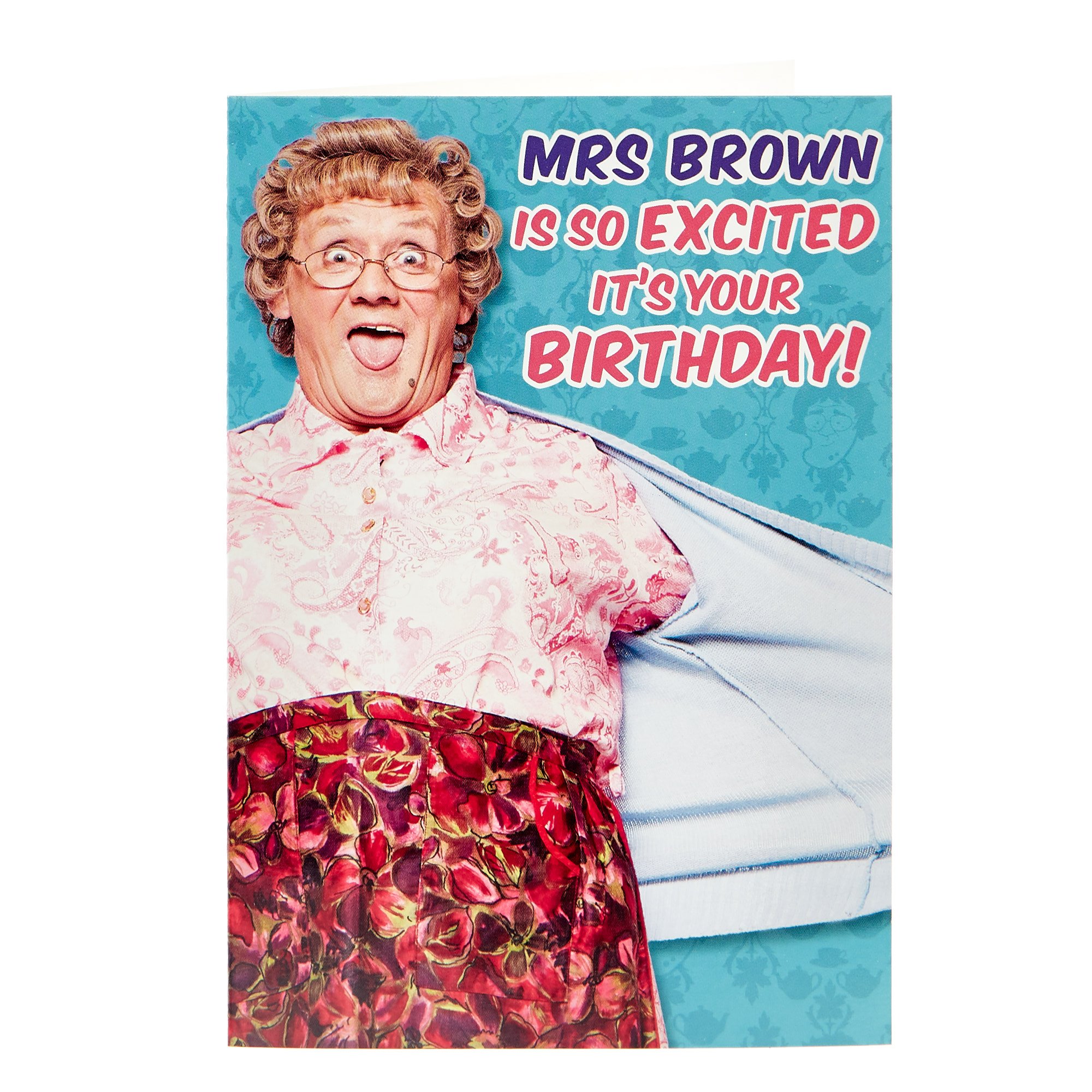 Mrs. Brown's Boys Birthday Card - I'm So Excited