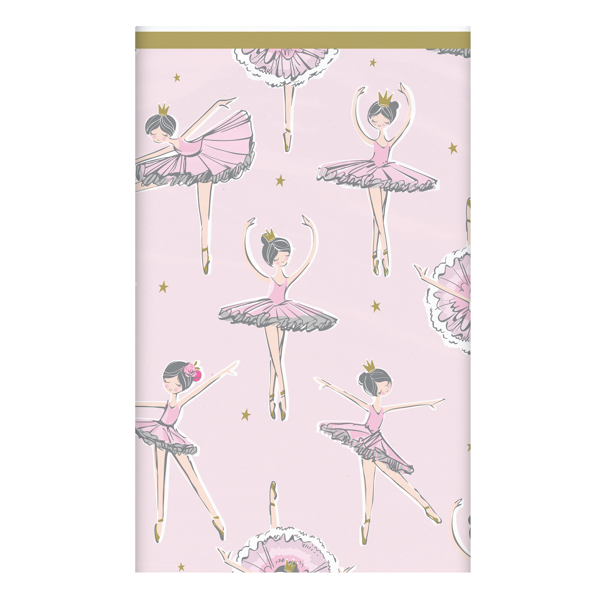 Ballerina 1st Birthday Party Tableware & Decorations - 16 Guests