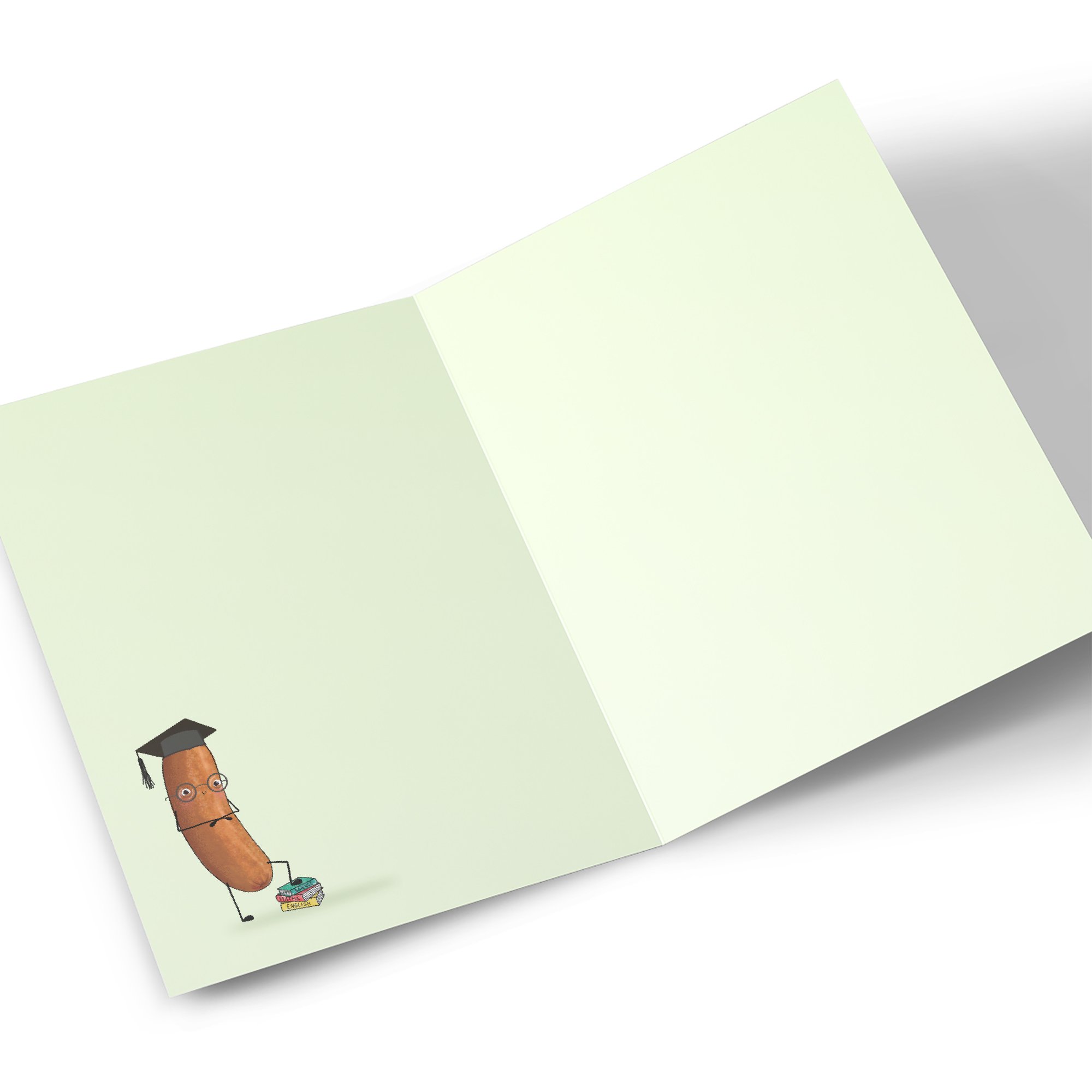 Personalised Graduation Card - 1st Class Degree - Clever Sausage