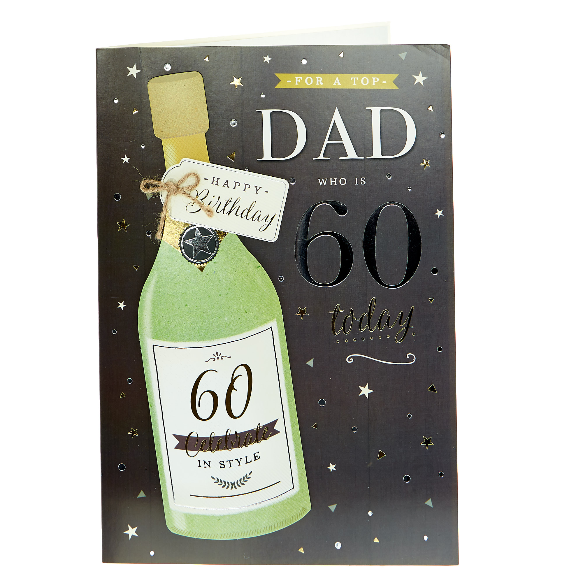 60th Birthday Card - For A Top Dad
