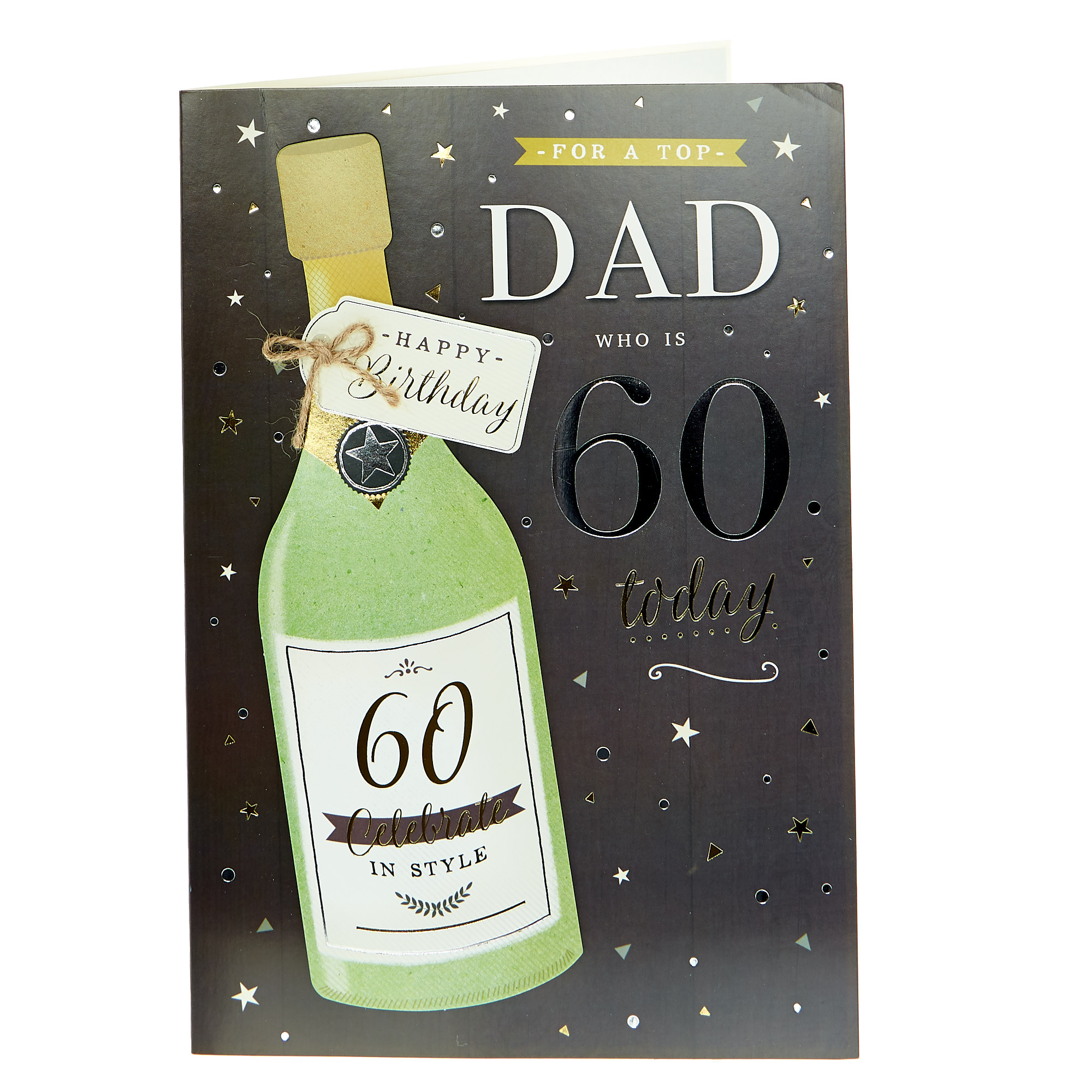 Buy 60th Birthday Card For A Top Dad for GBP