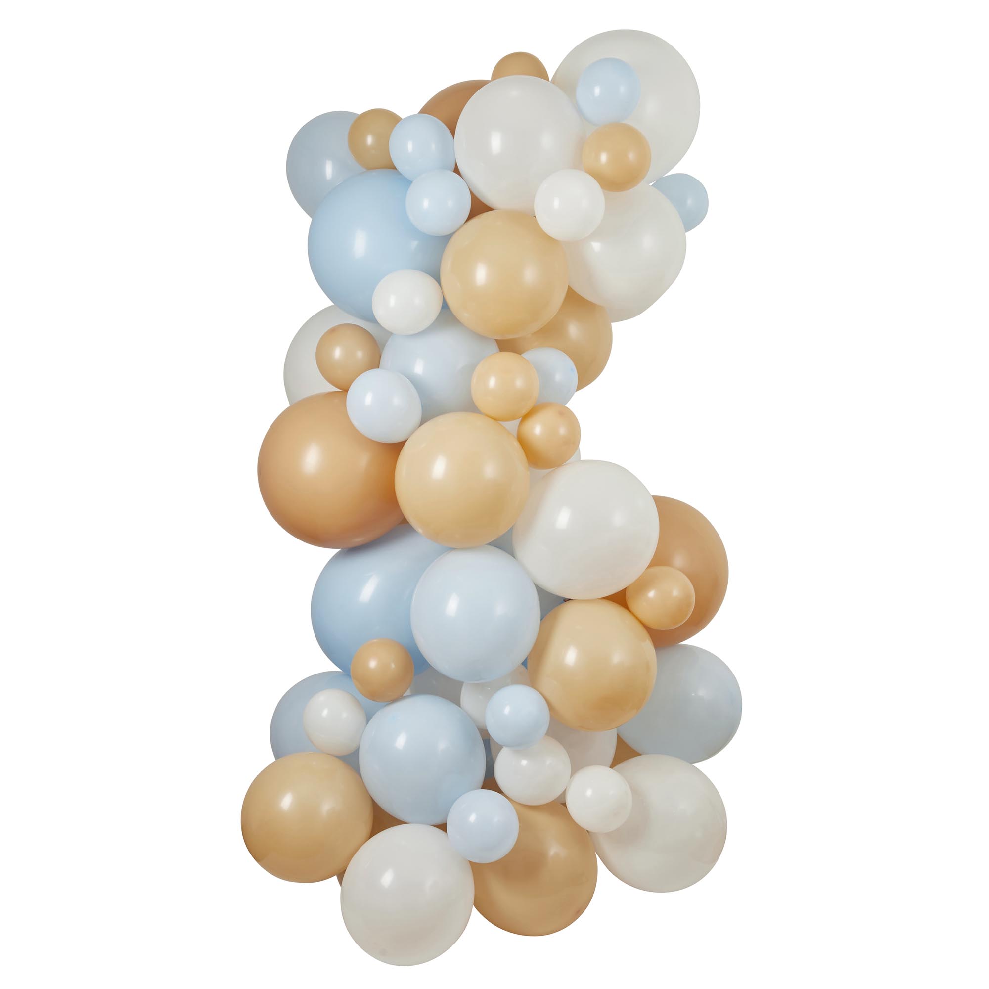 Blue, White & Nude Balloon Arch Kit