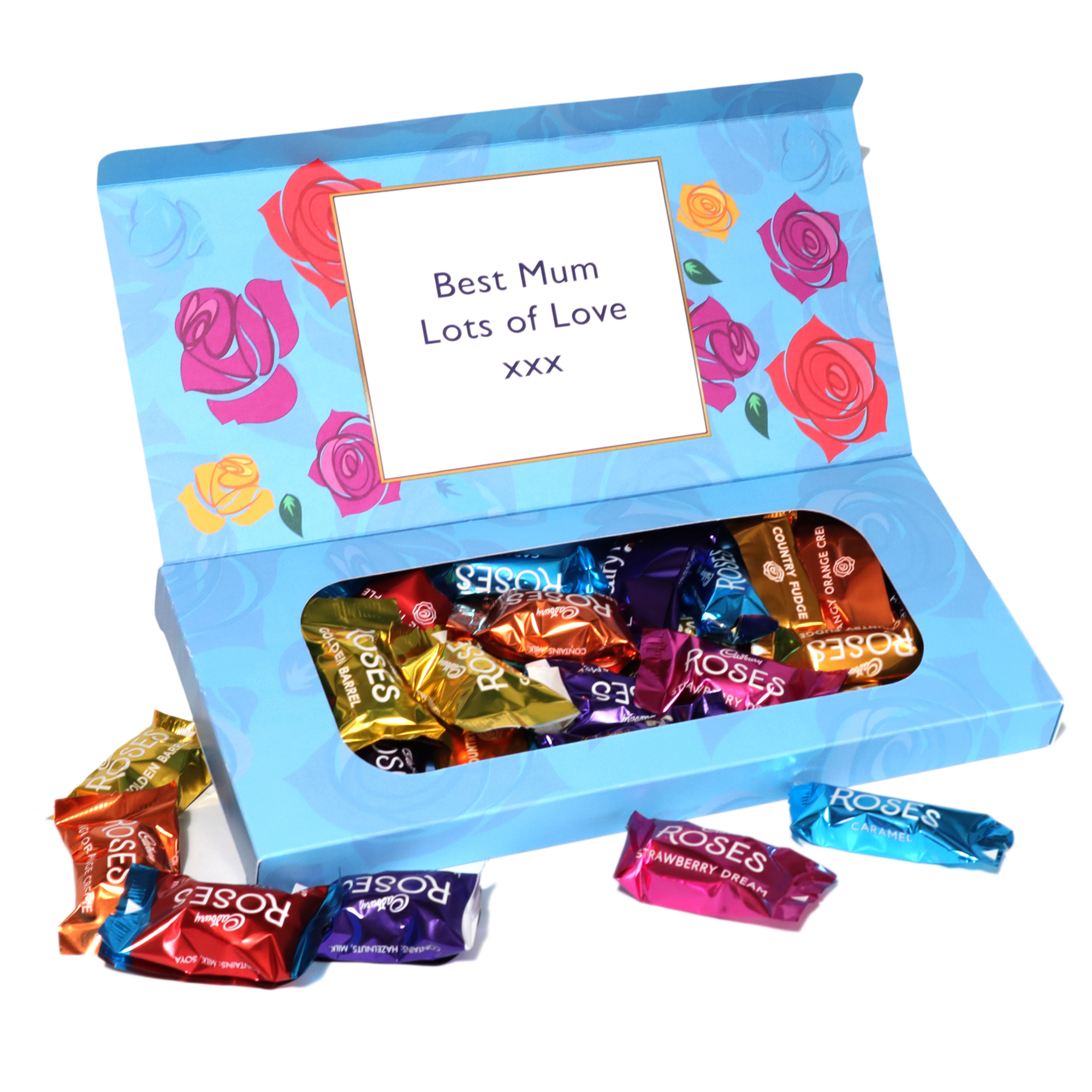 Personalised Cadbury Roses Small Letterbox Selection - 290g