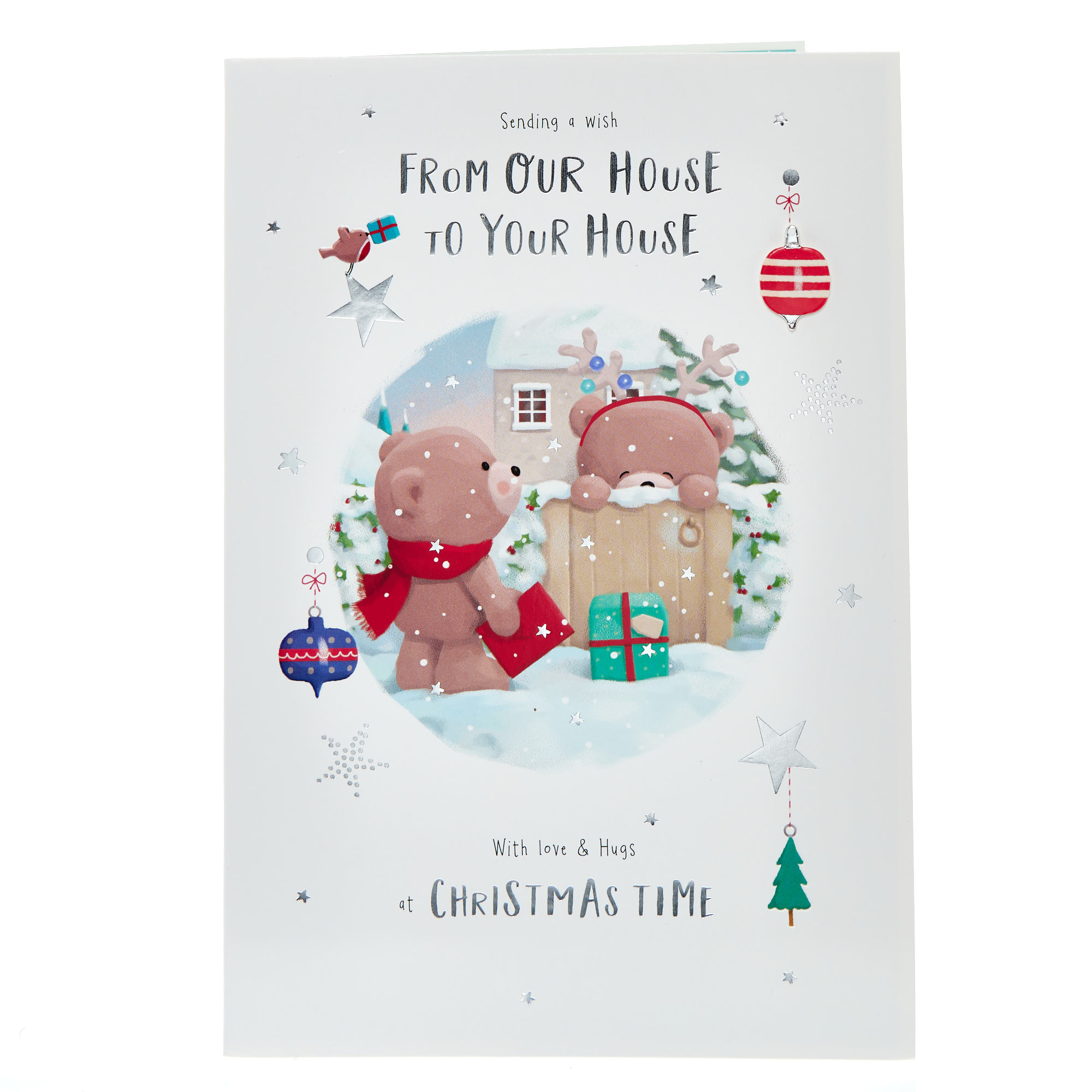 Our House to Your House Hugs Christmas Card