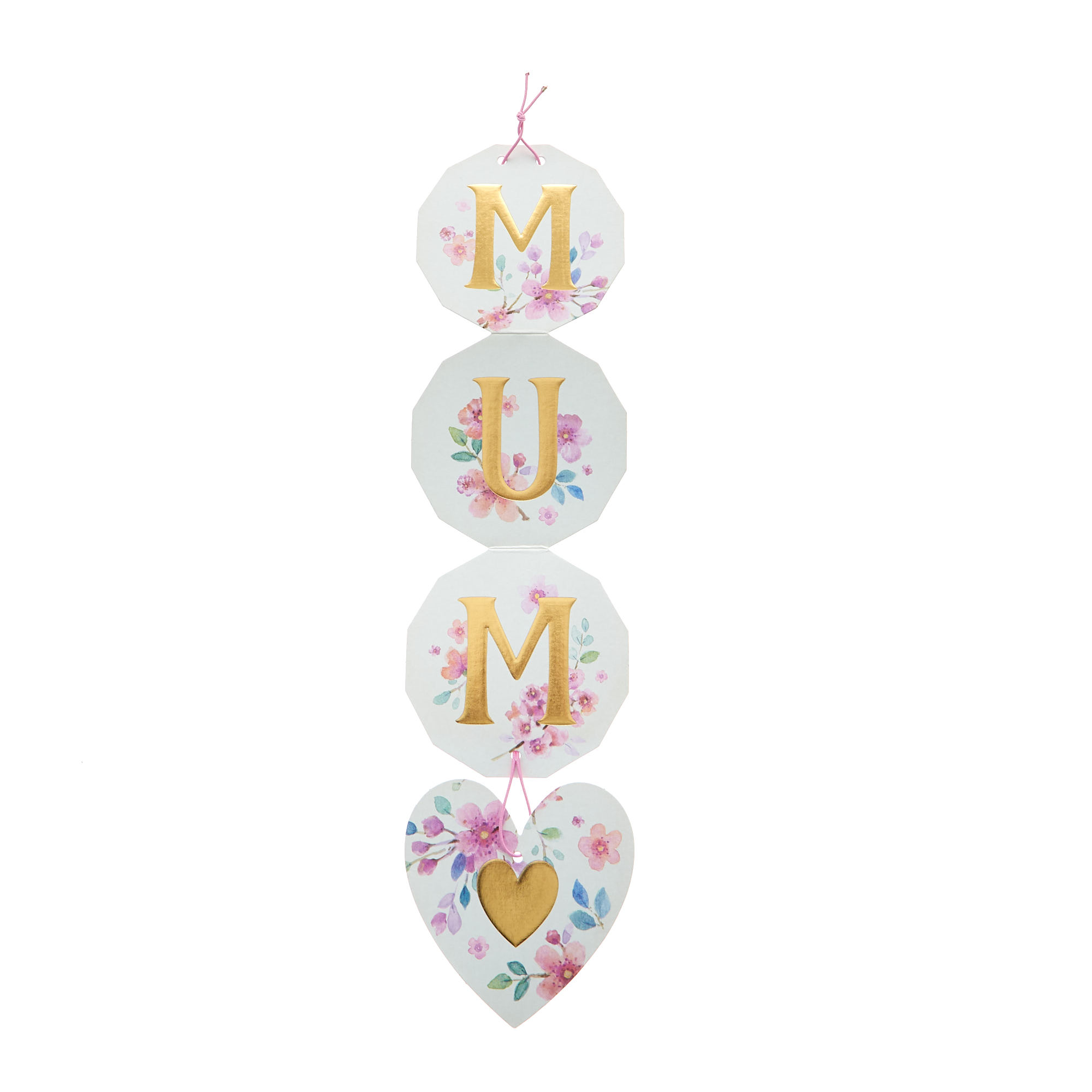Birthday Card - Mum Detachable Hanging Keepsake