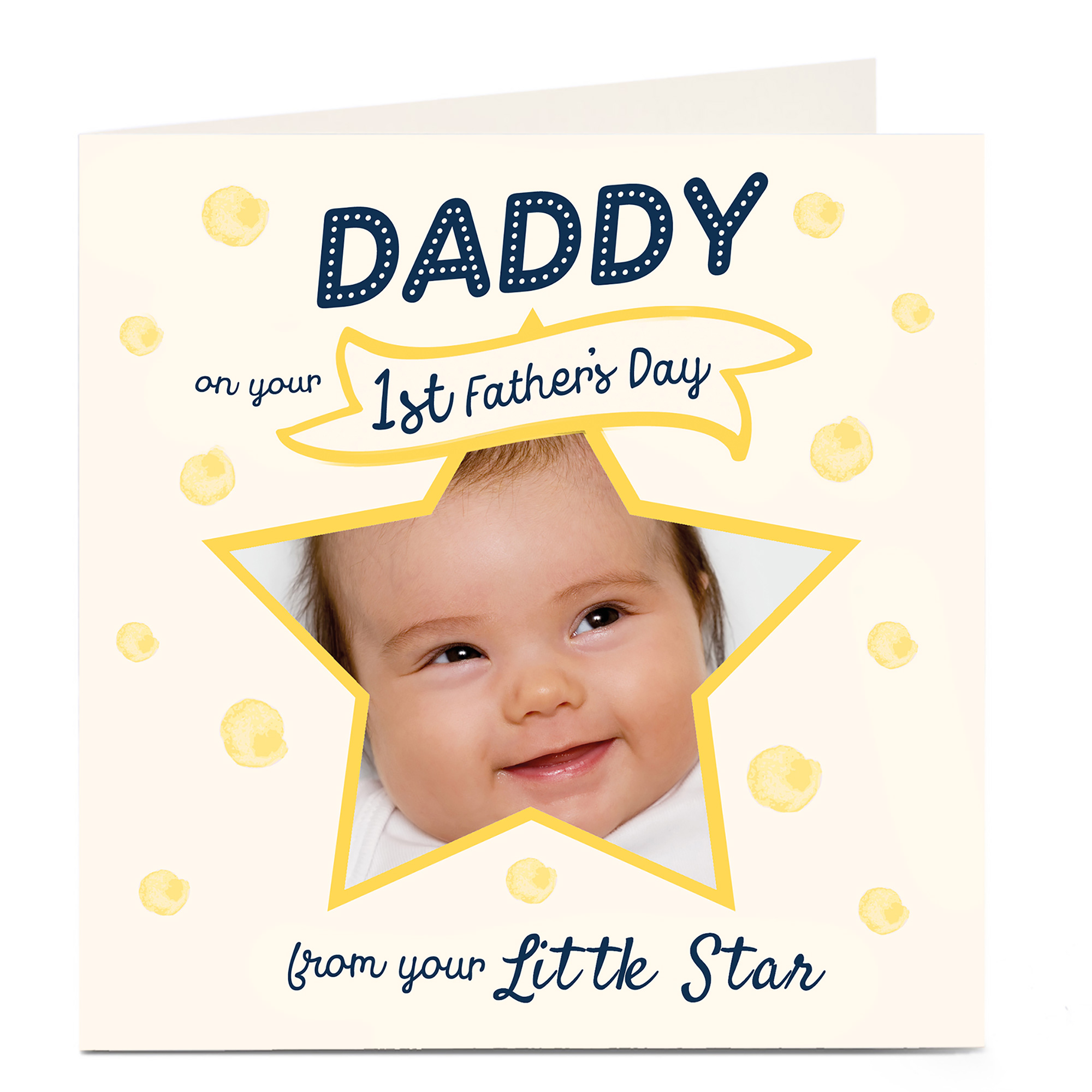 Photo Father's Day Card - First Father's Day