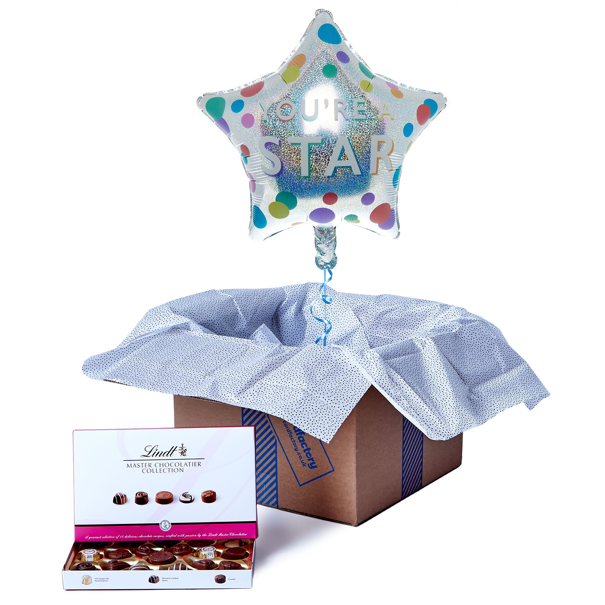 You're A Star Balloon & Lindt Chocolate Box