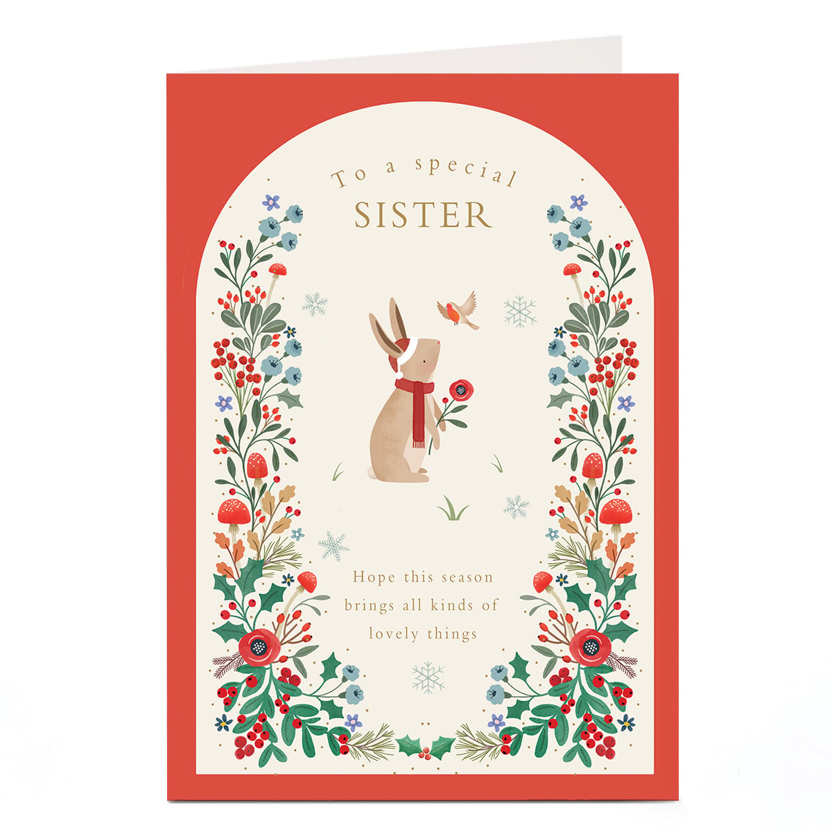 Christmas Card - Season Lovely Things, Sister