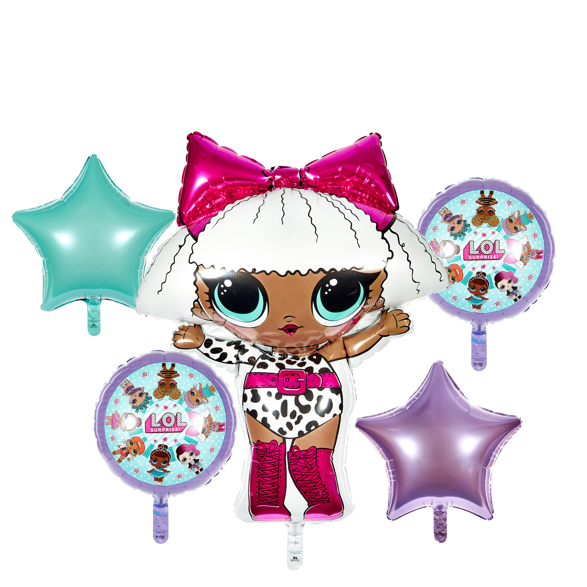 L.O.L. Surprise! Foil Balloon Bundle (Deflated)
