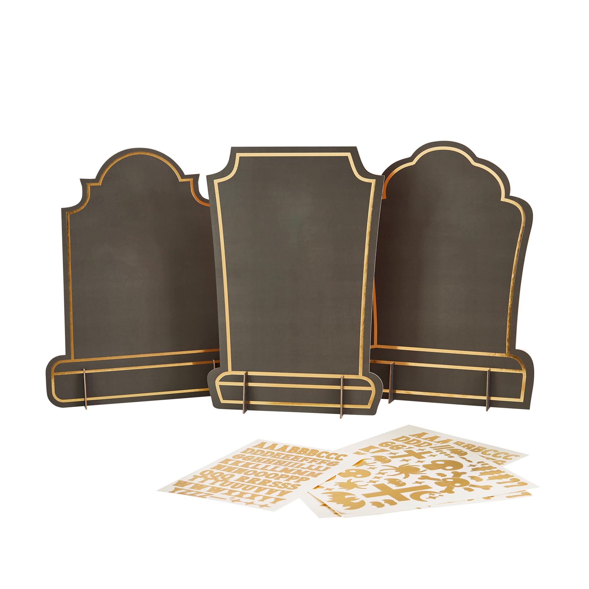 Gravestone Customisable Signs - Pack of 3