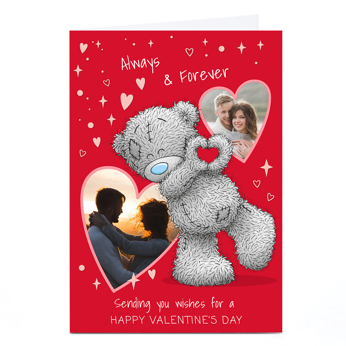 Personalised Tatty Teddy Valentine's Day Card - Always & Forever