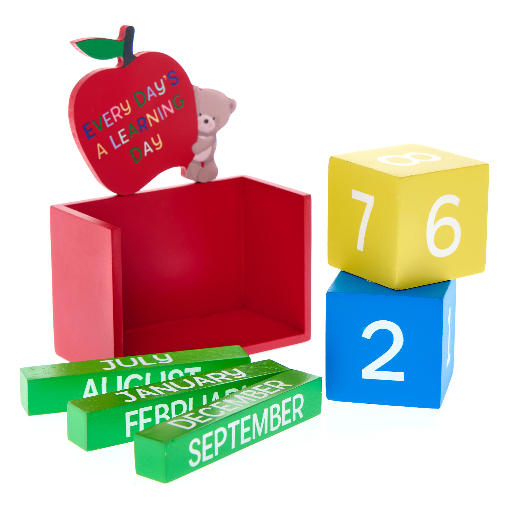 Hugs Every Day's a Learning Day Perpetual Calendar