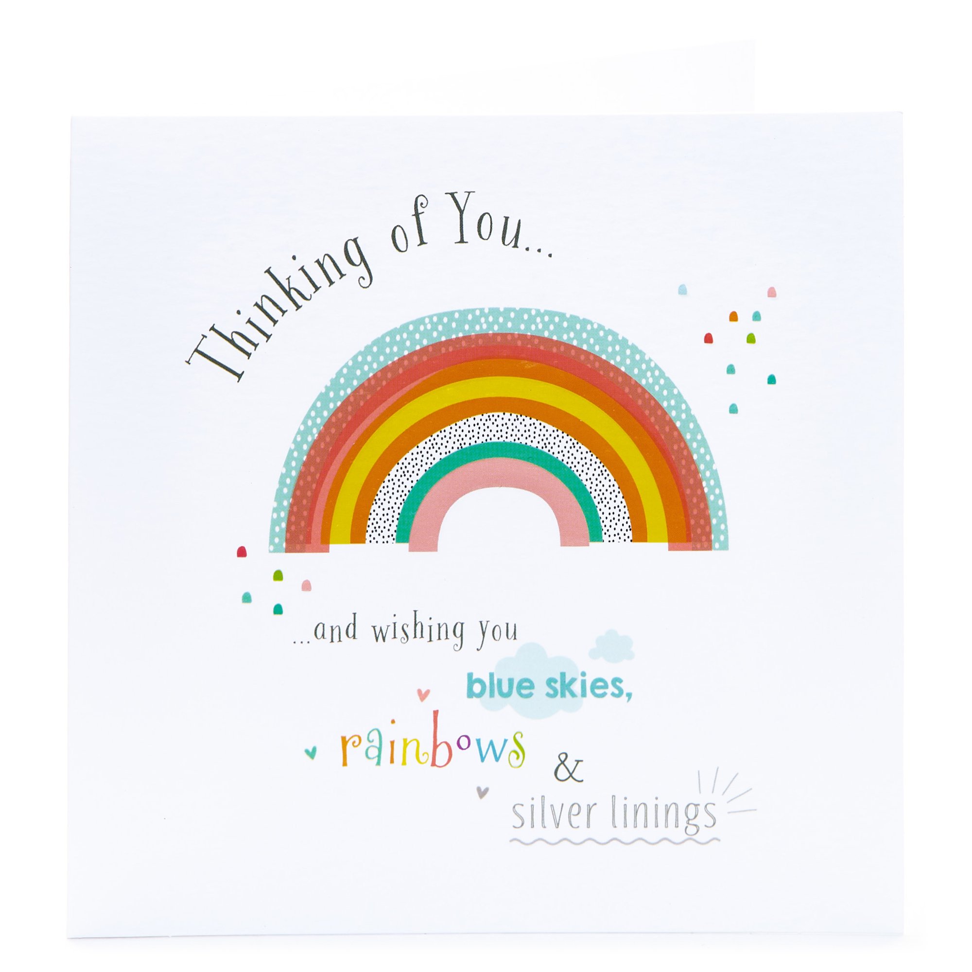 Thinking Of You Card - Rainbows