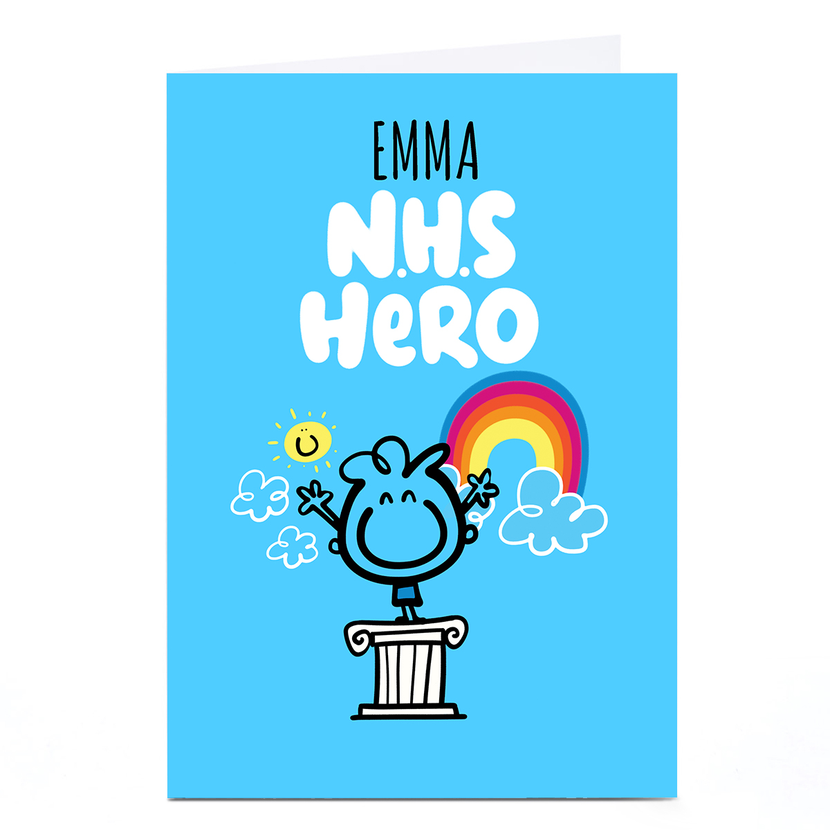 Personalised Fruitloops Card - NHS Hero