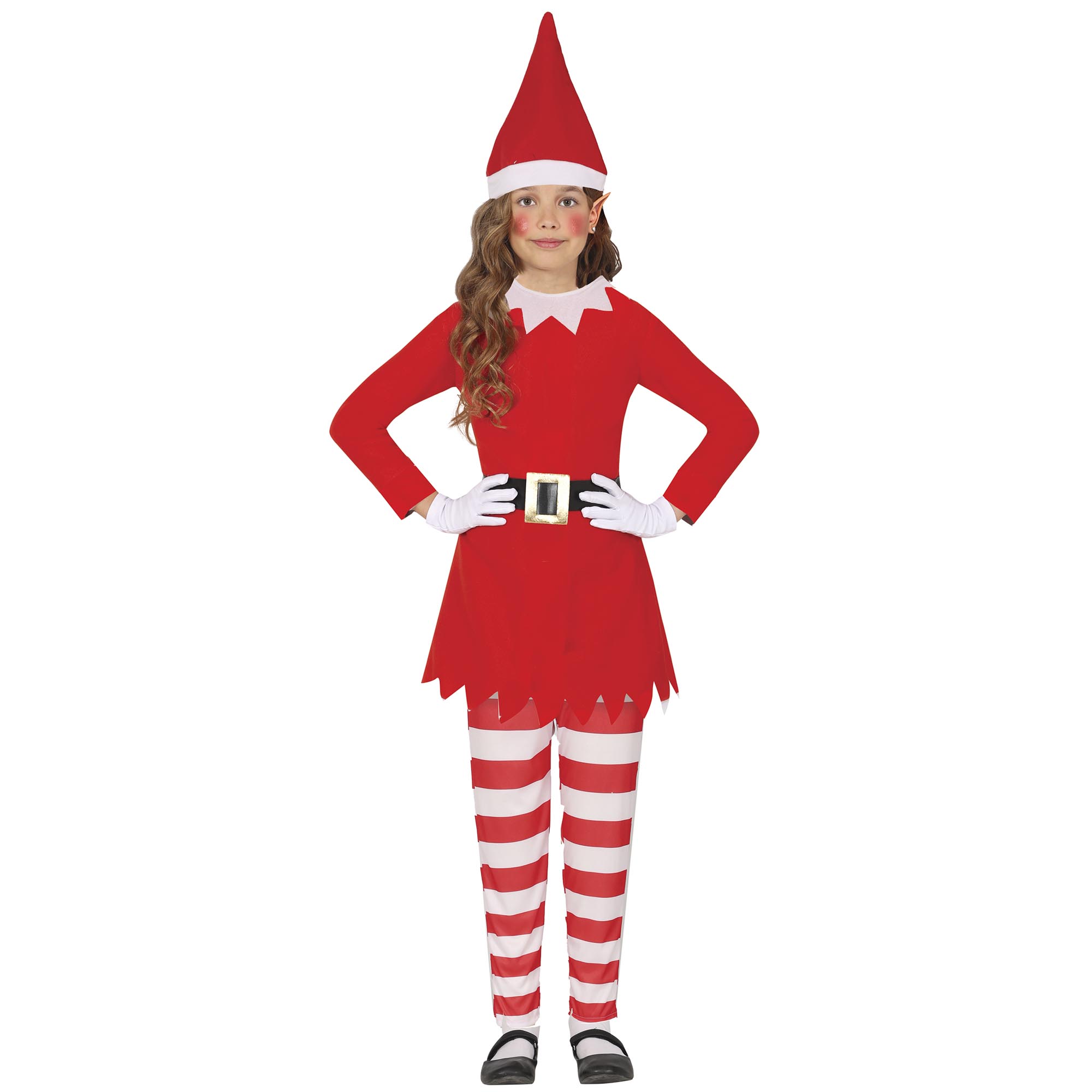 Naughty Elf Girl Children's Fancy Dress Costume