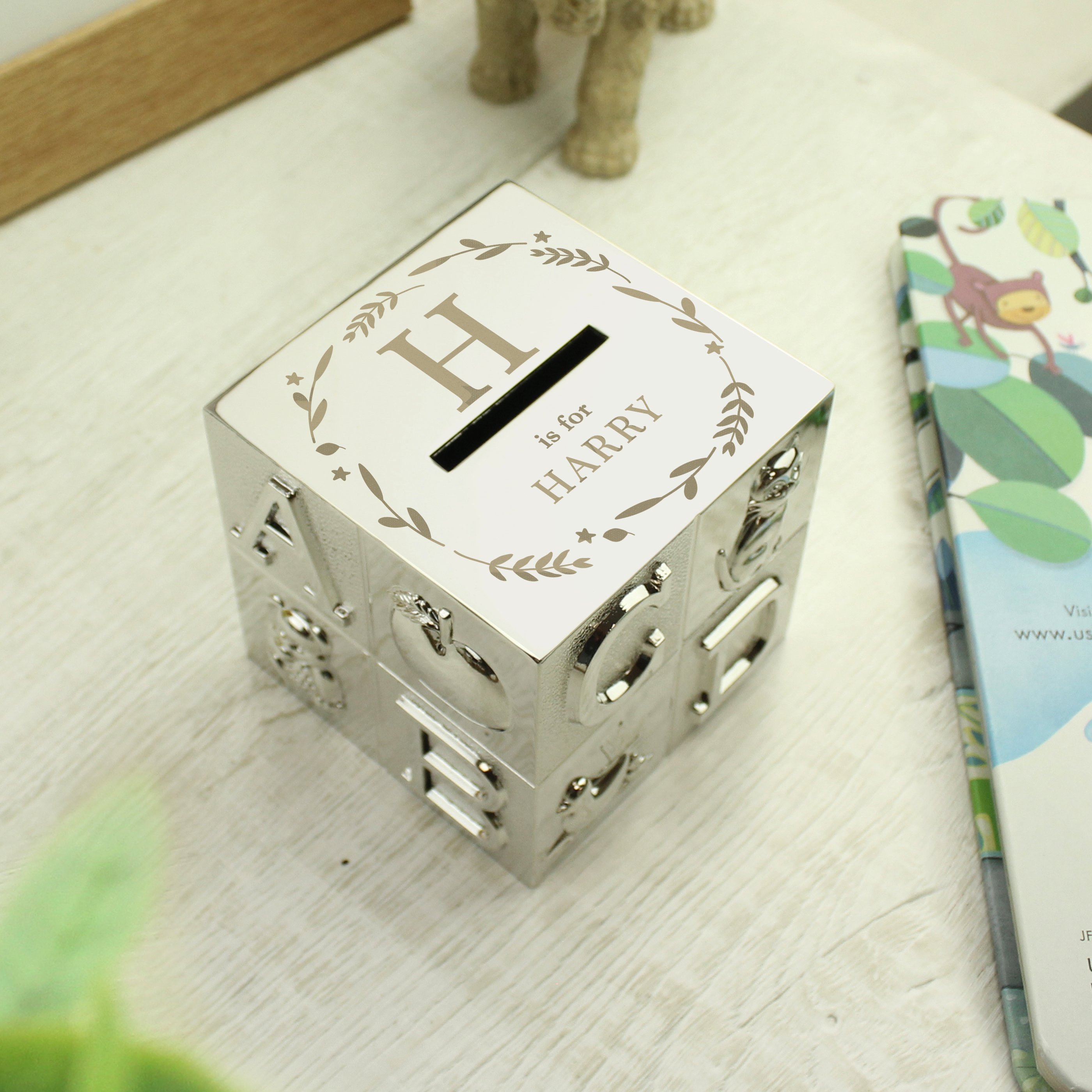 Image of Personalised Initial ABC Money Box