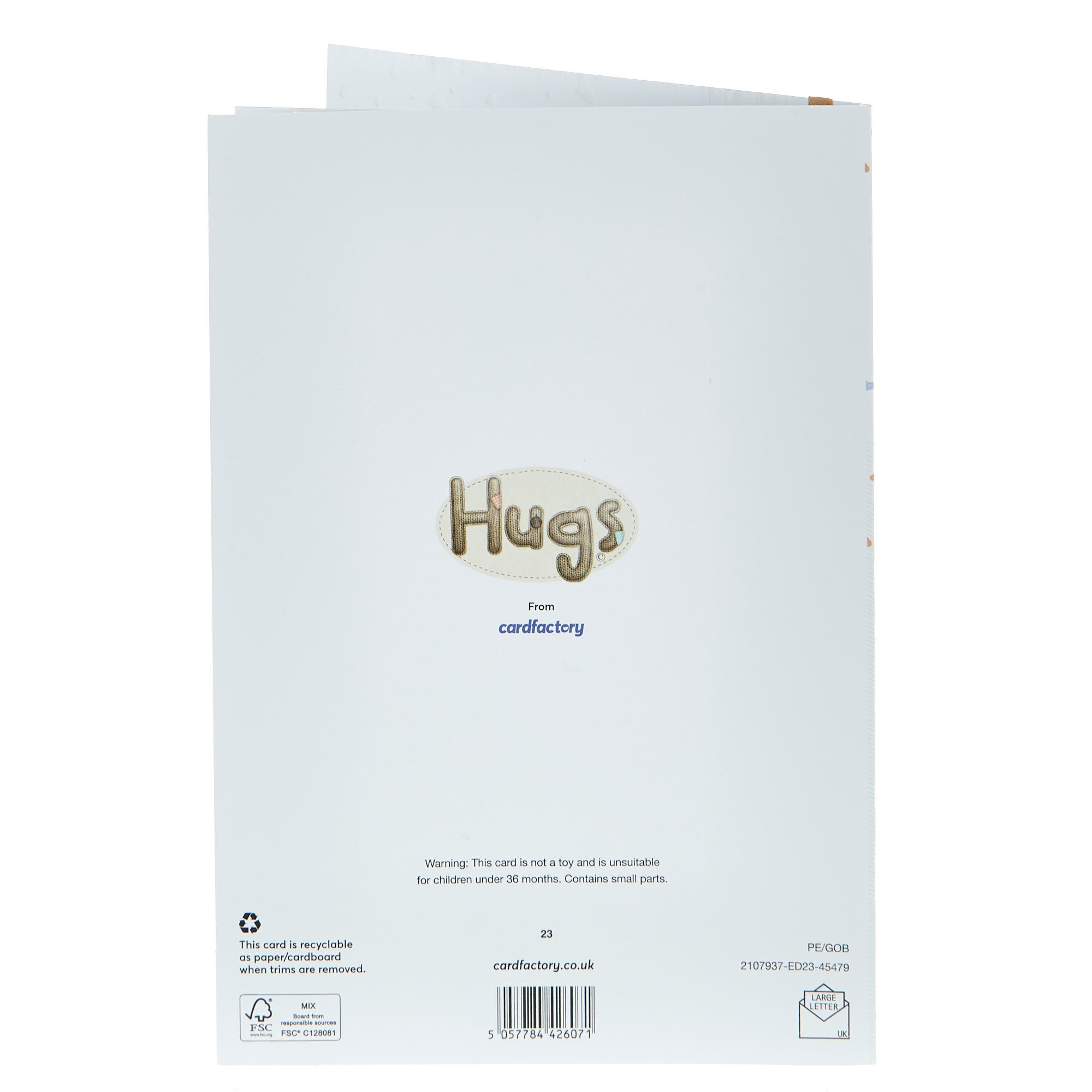 Grandson Really Lucky Hugs Birthday Card