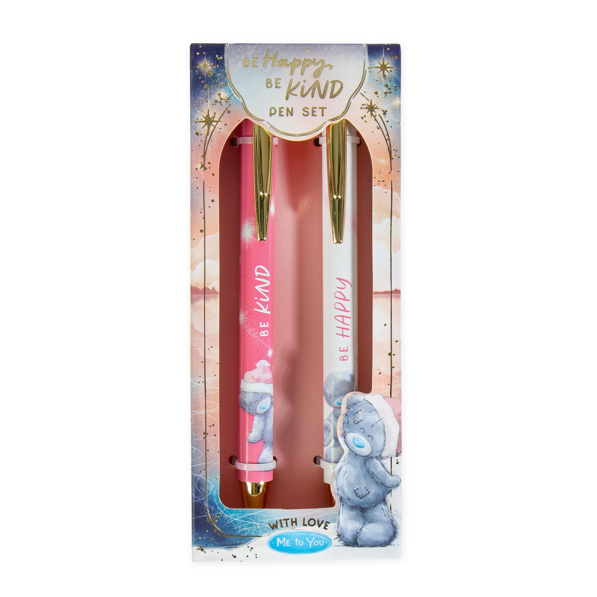 Tatty Teddy Be Happy Be Kind Pens - Pack of 2
