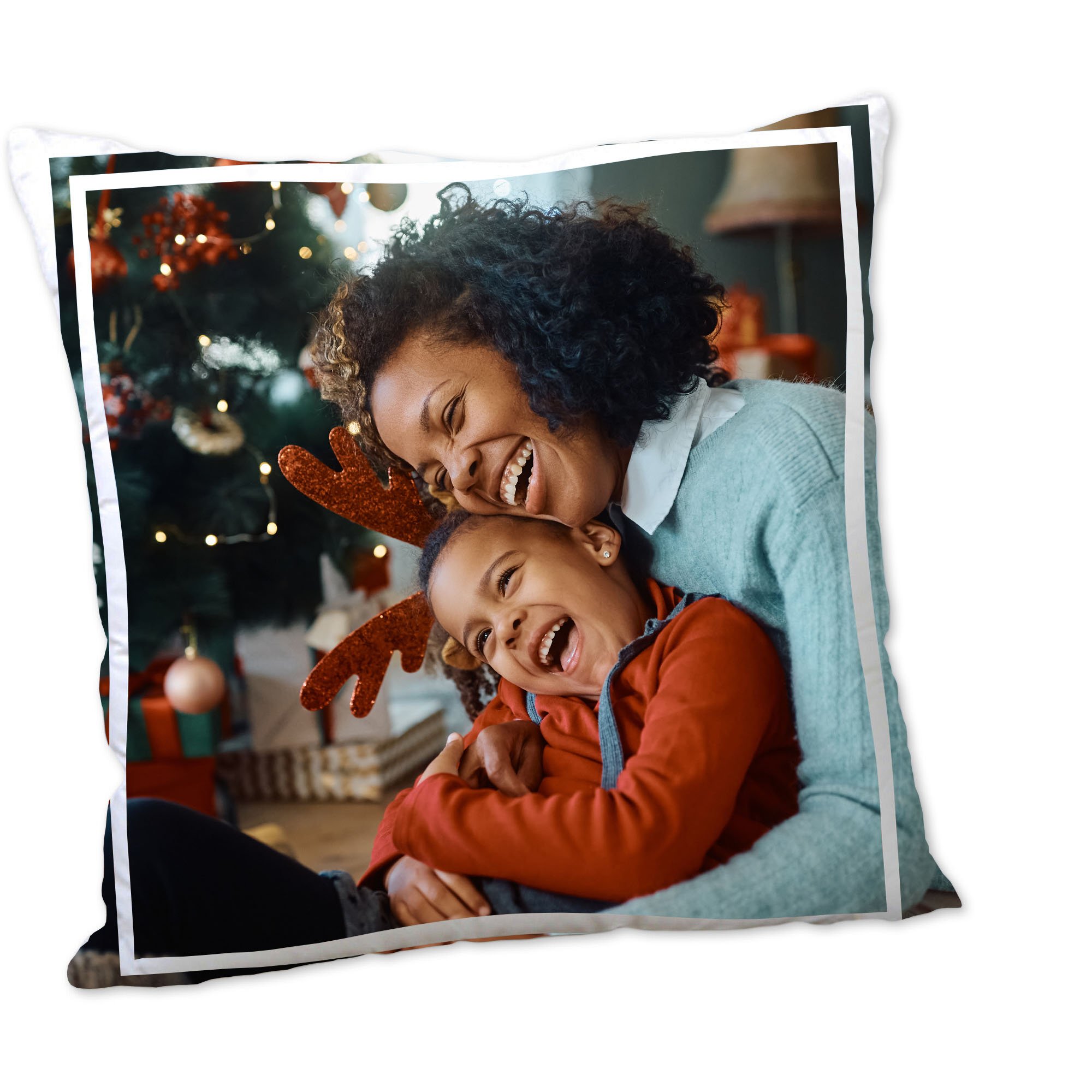 Personalised Christmas Photo Upload Cushion