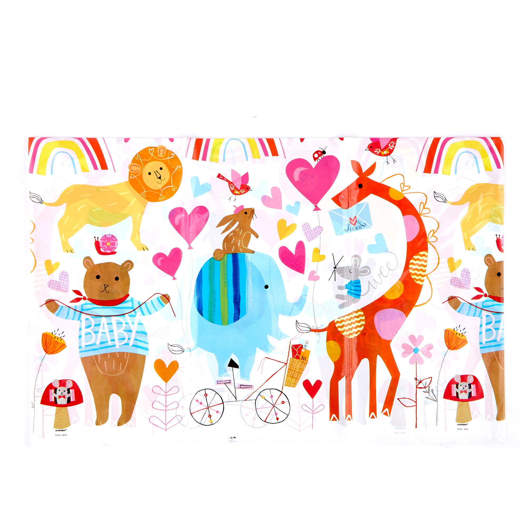 Buy Zoo Baby Party Tableware Decorations Bundle 72 Pieces For Gbp 10 99 Card Factory Uk