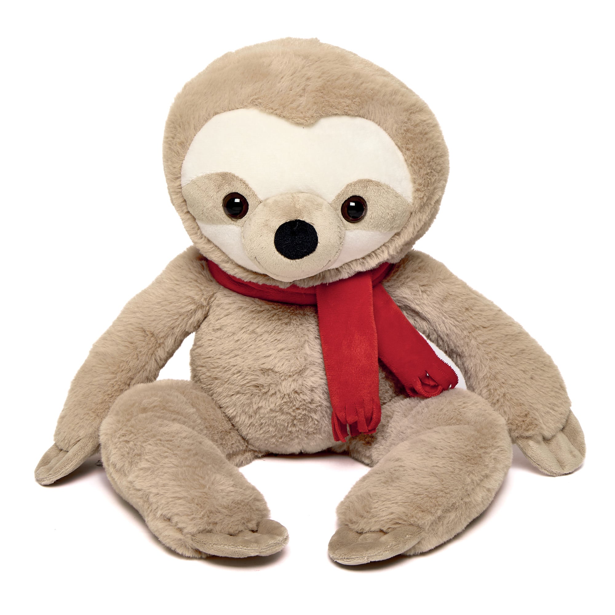 Large Sloth With Scarf Soft Toy