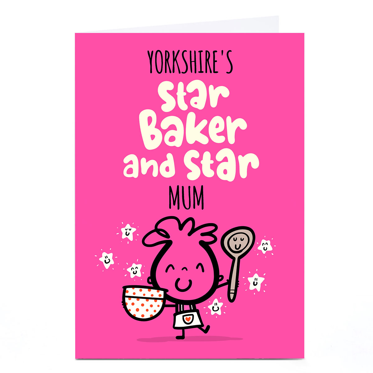 Personalised Fruitloops Mother's Day Card - Star Baker