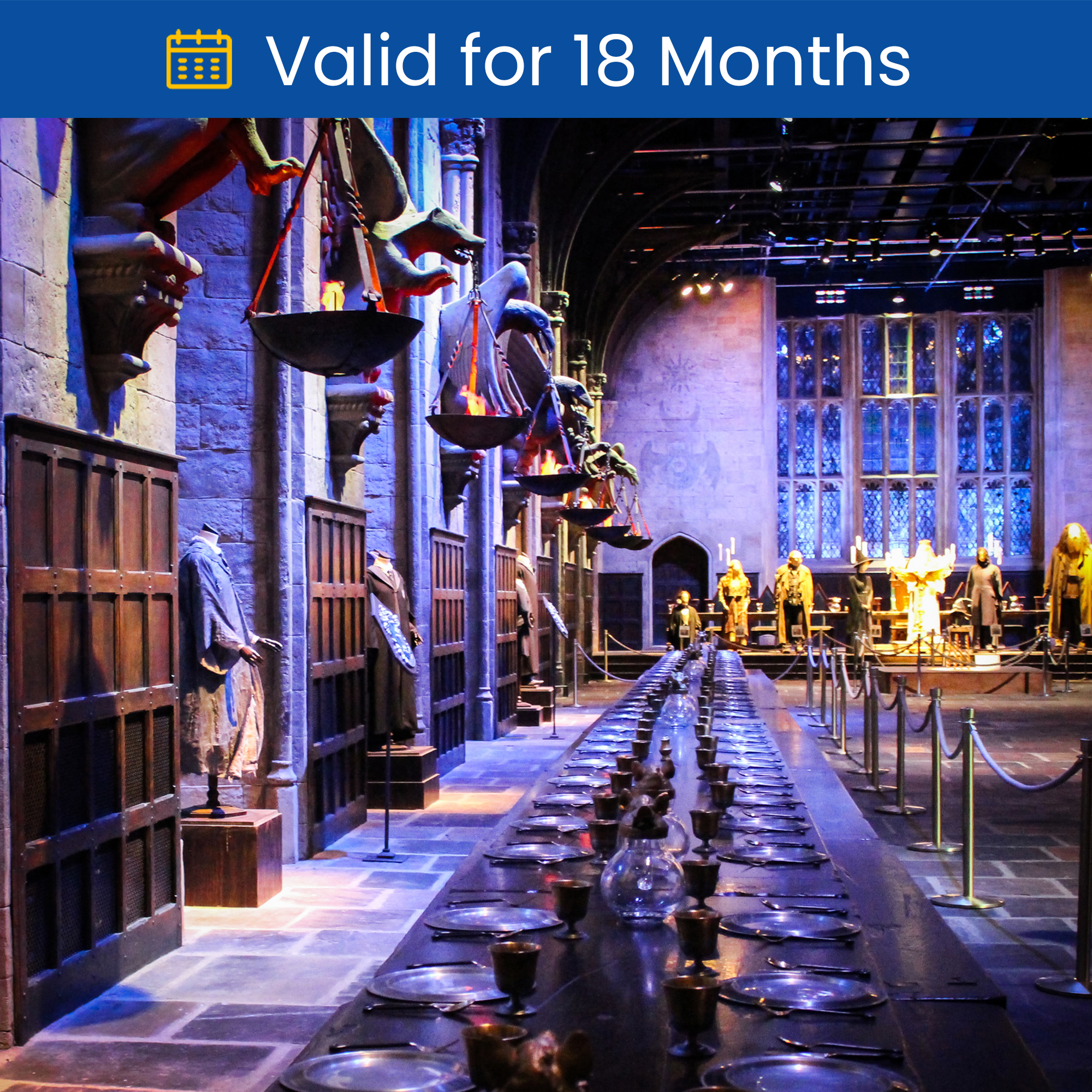 Warner Bros. Studio Tour London & Two Course Lunch for Two Gift Experience Day