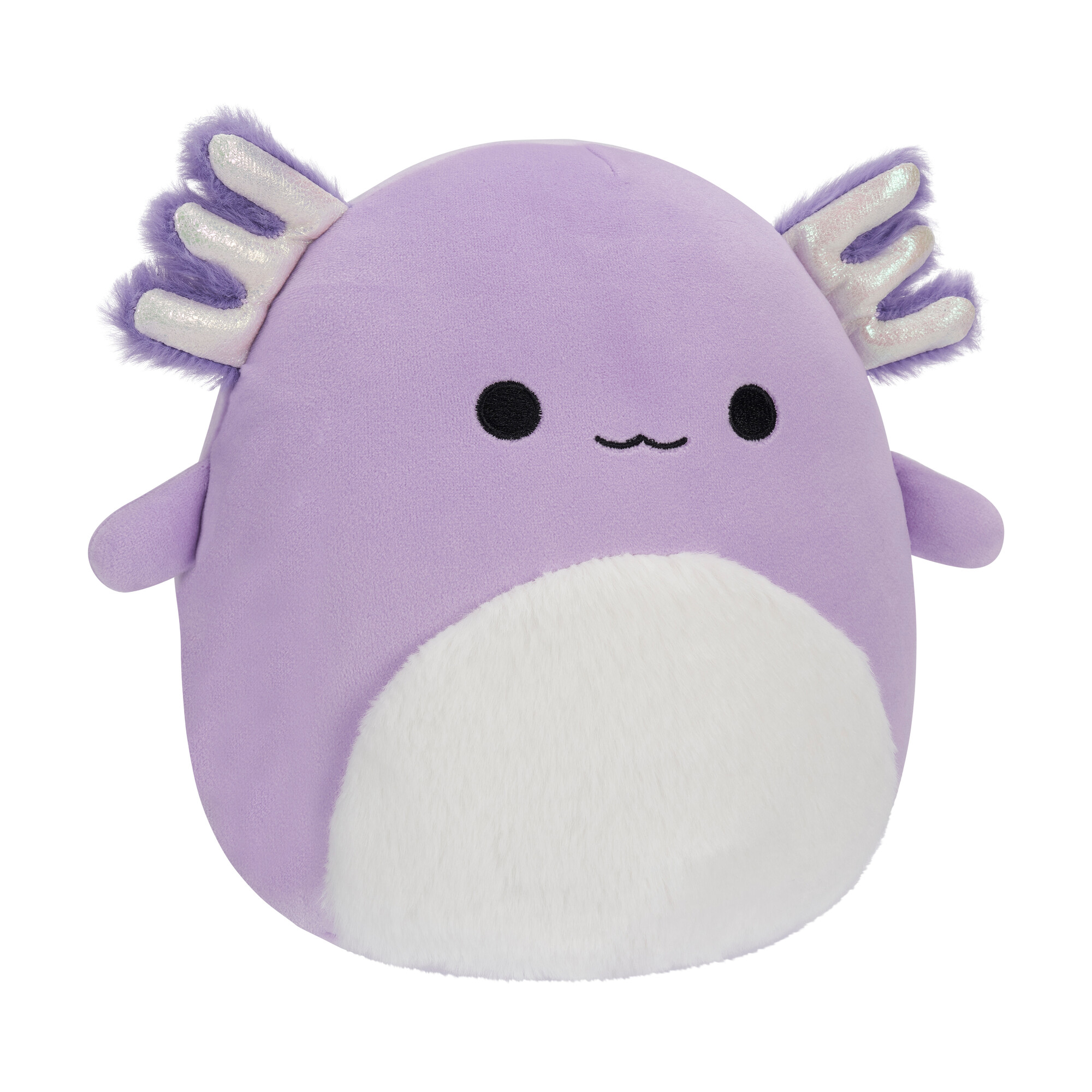 Squishmallows 7.5-Inch Monica the Purple Axolotl with Fuzzy Tummy