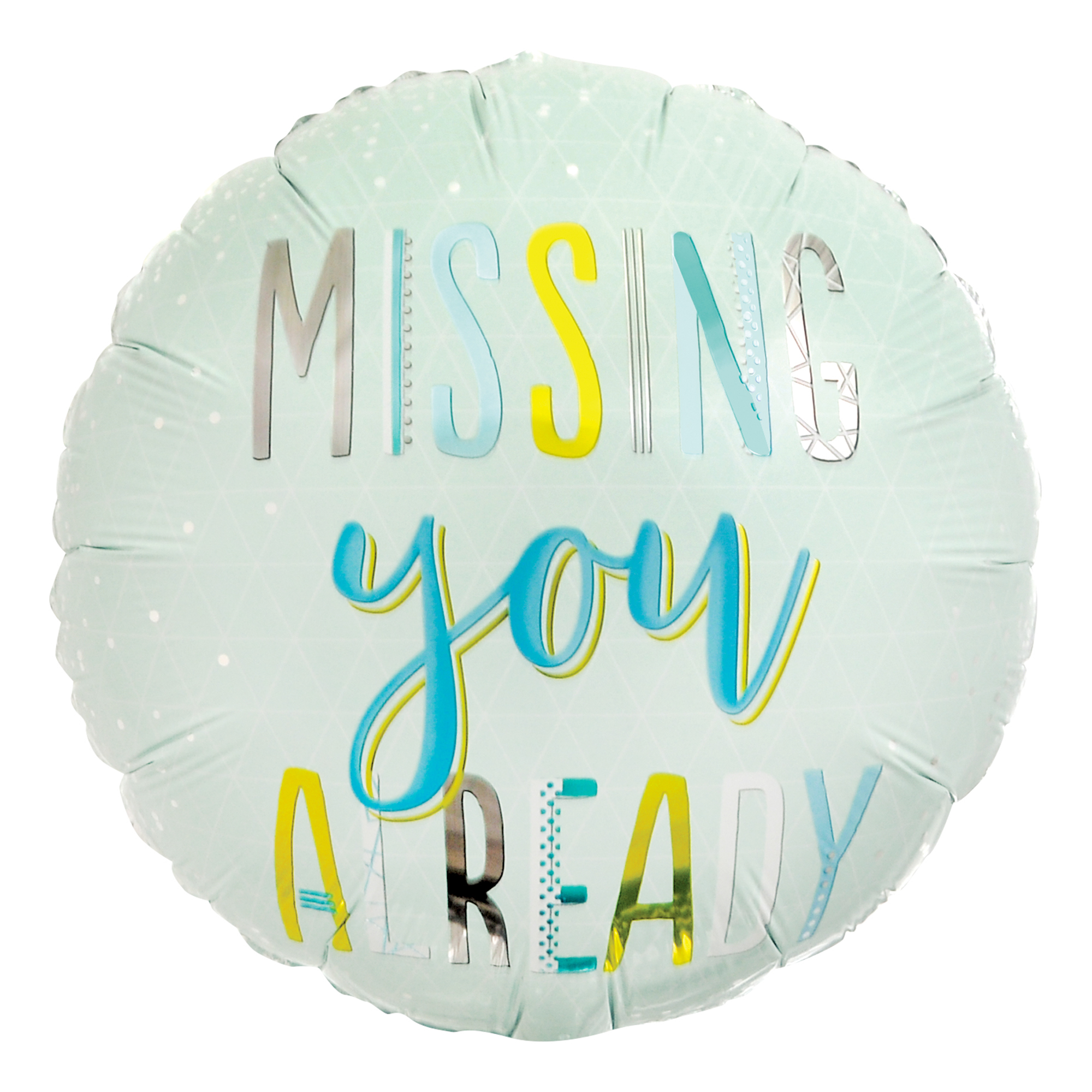 Missing You Already 18-Inch Foil Helium Balloon 