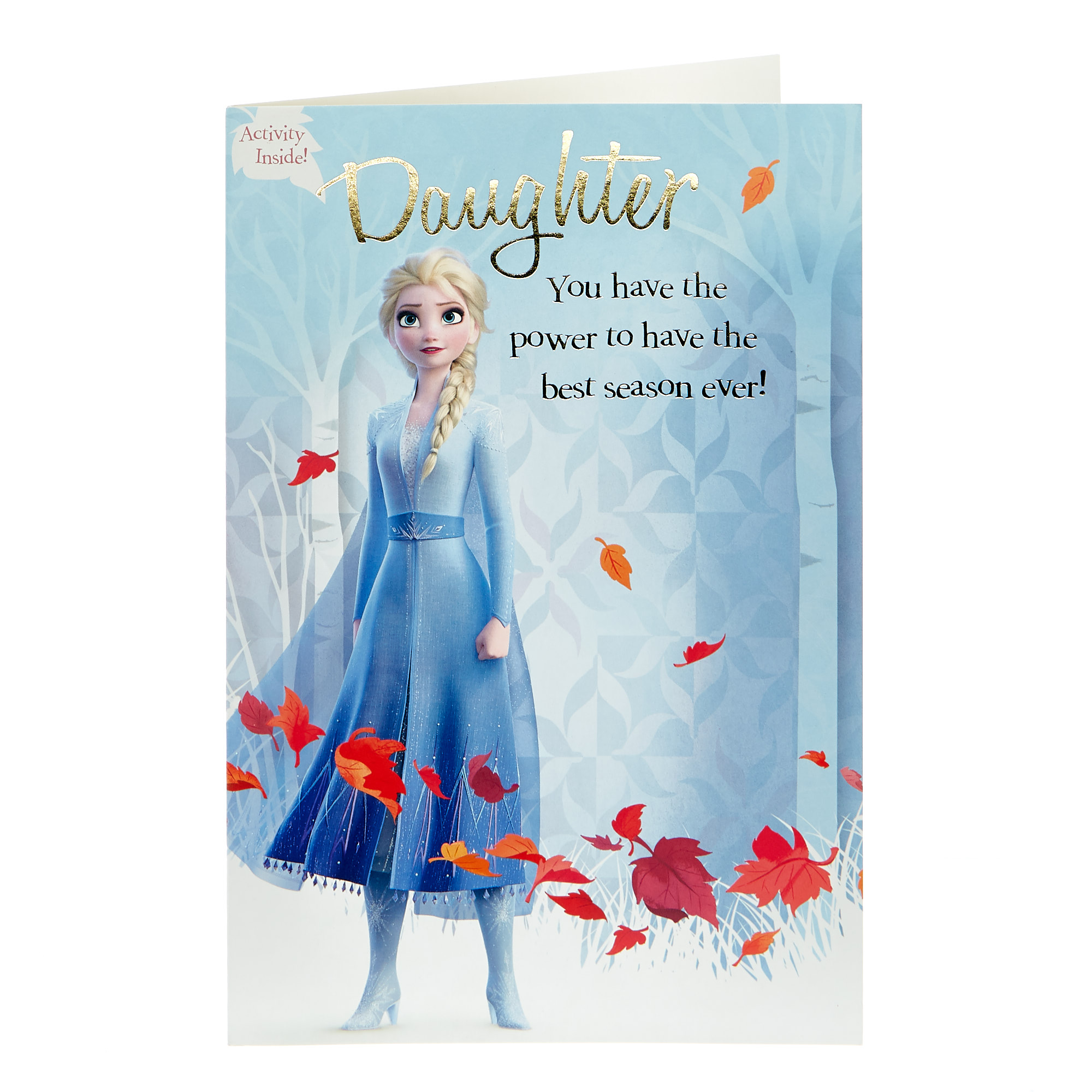 Frozen II Christmas Card - Daughter (Activity Inside)