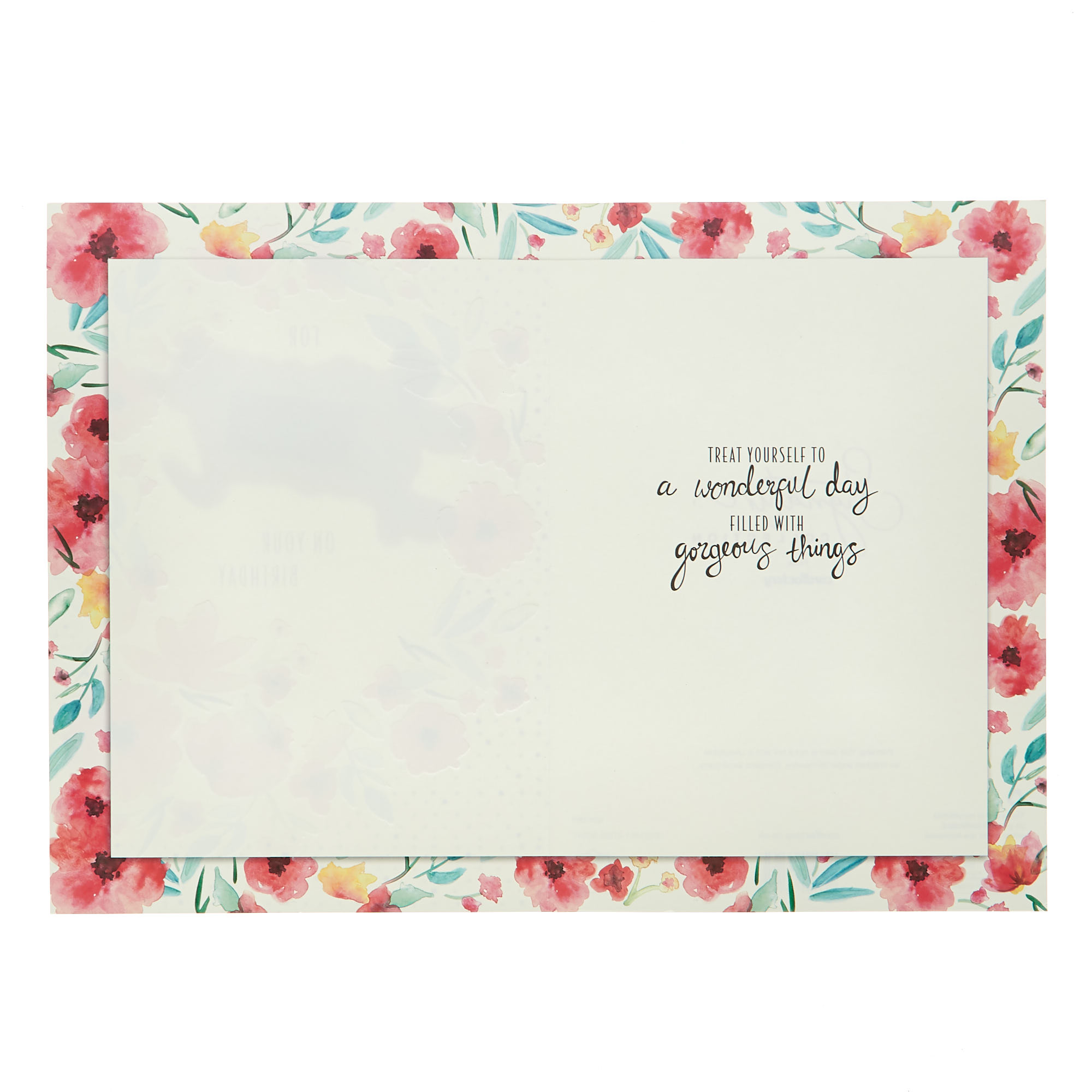 Birthday Card - Someone Special Floral Border