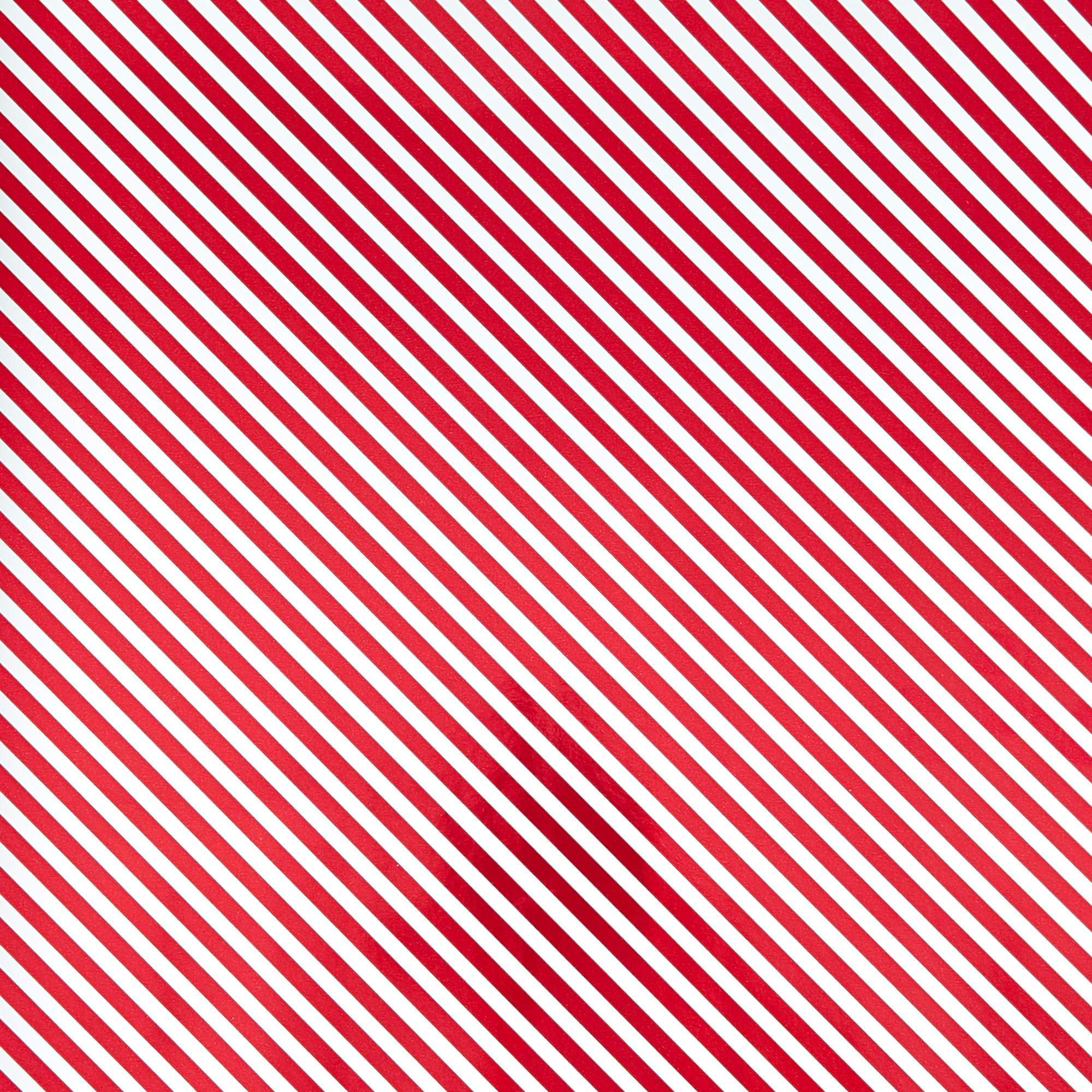 Candy Cane Stripes Foil Wrapping Paper - 4 Rolls