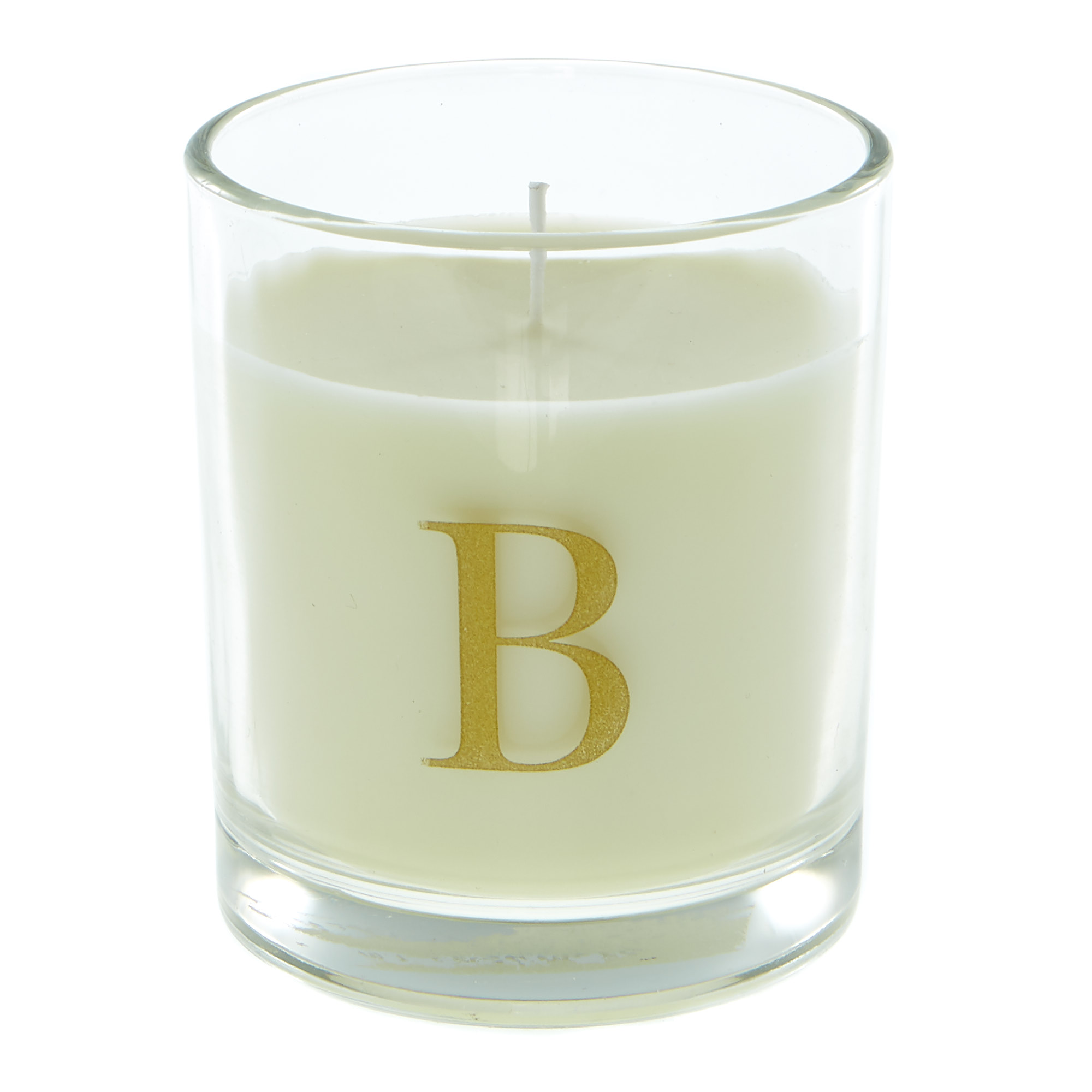 Letter B Warm Cashmere Scented Candle