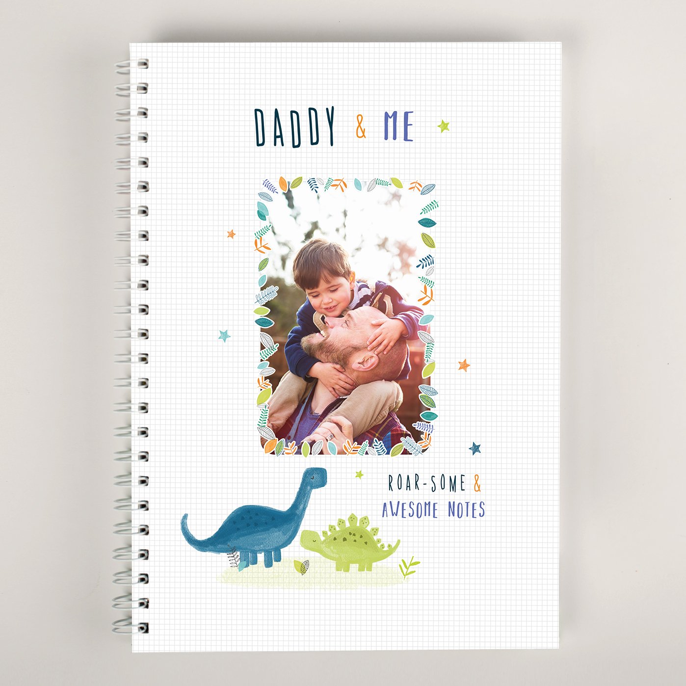 Personalised Father's Day Notebook - Daddy & Me 