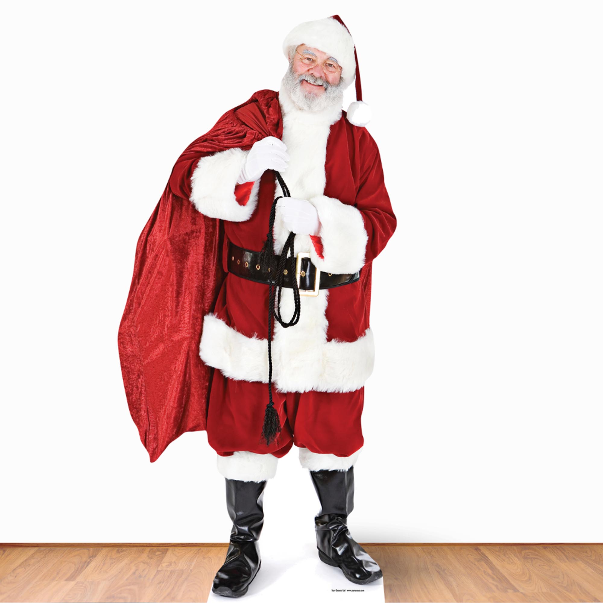 Santa & Sack of Toys Cardboard Cutout 