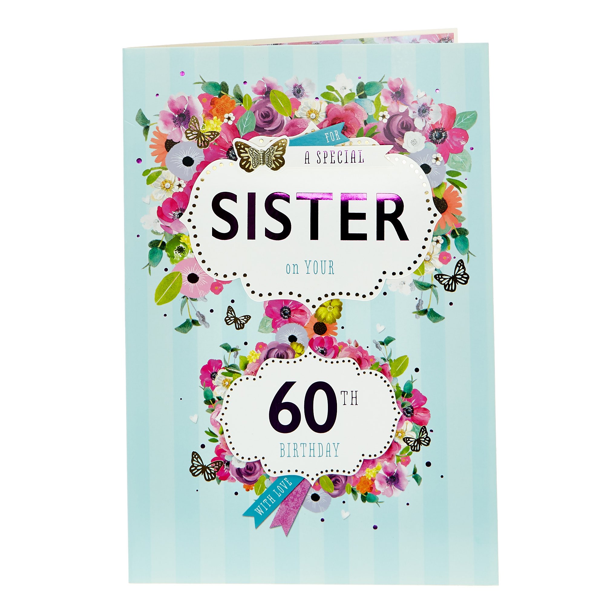 60th Birthday Card - Special Sister